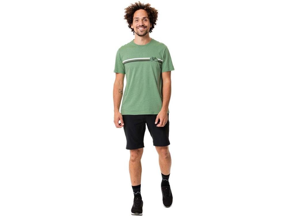 T-Shirt VAUDE mit 'Cyclist Rundhalsaussc Herren-T-Shirt willow VAUDE V' green