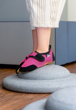 Beck BECK-BUDDIES - Indoor-Aktiv-Schuh mit atmungsaktiver Sohle Hausschuh Klettverschluss, Gefühl des Barfußlaufens, Gesunde Fußentwicklung