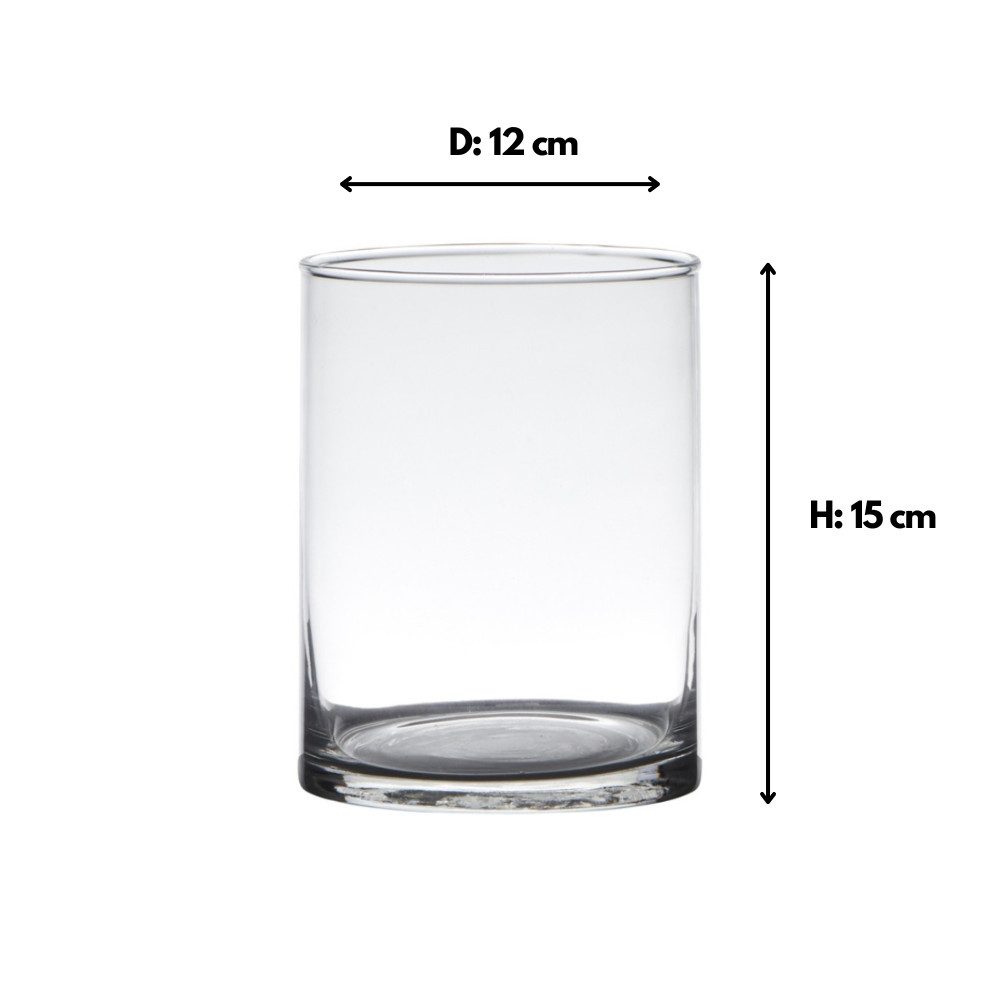 Hakbijl Glass Dekovase Zylinder günstig online kaufen
