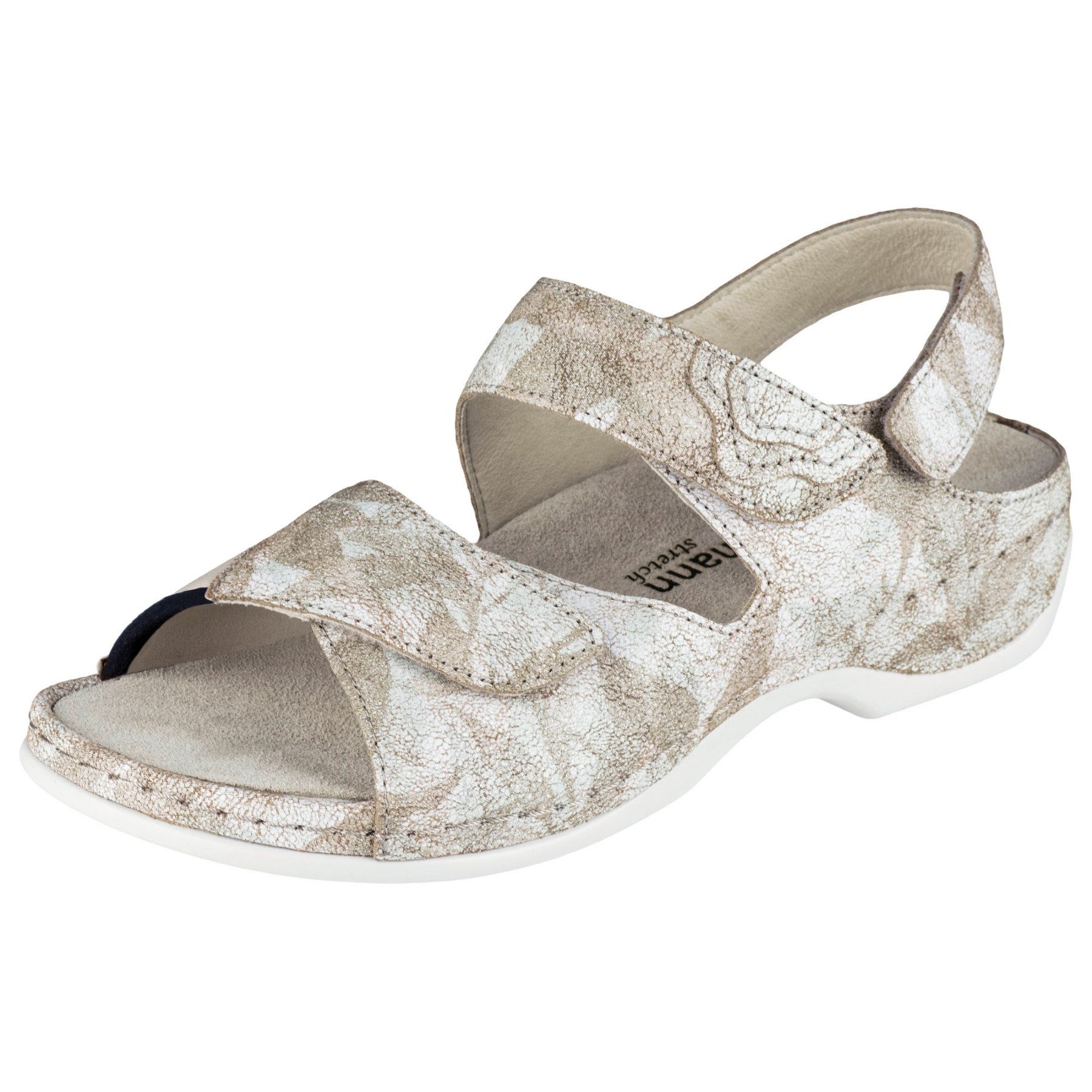 agave/beige Leder/Stretch