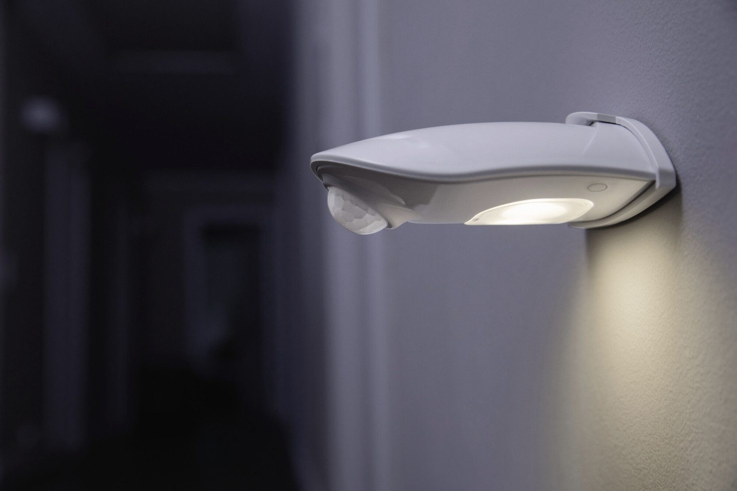 Osram Außen-Wandleuchte Osram LED-Außenleuchte Doorled Down mit Licht- &, Inkl. Leuchtmittel, Mit Bewegungsmelder nicht dimmbar