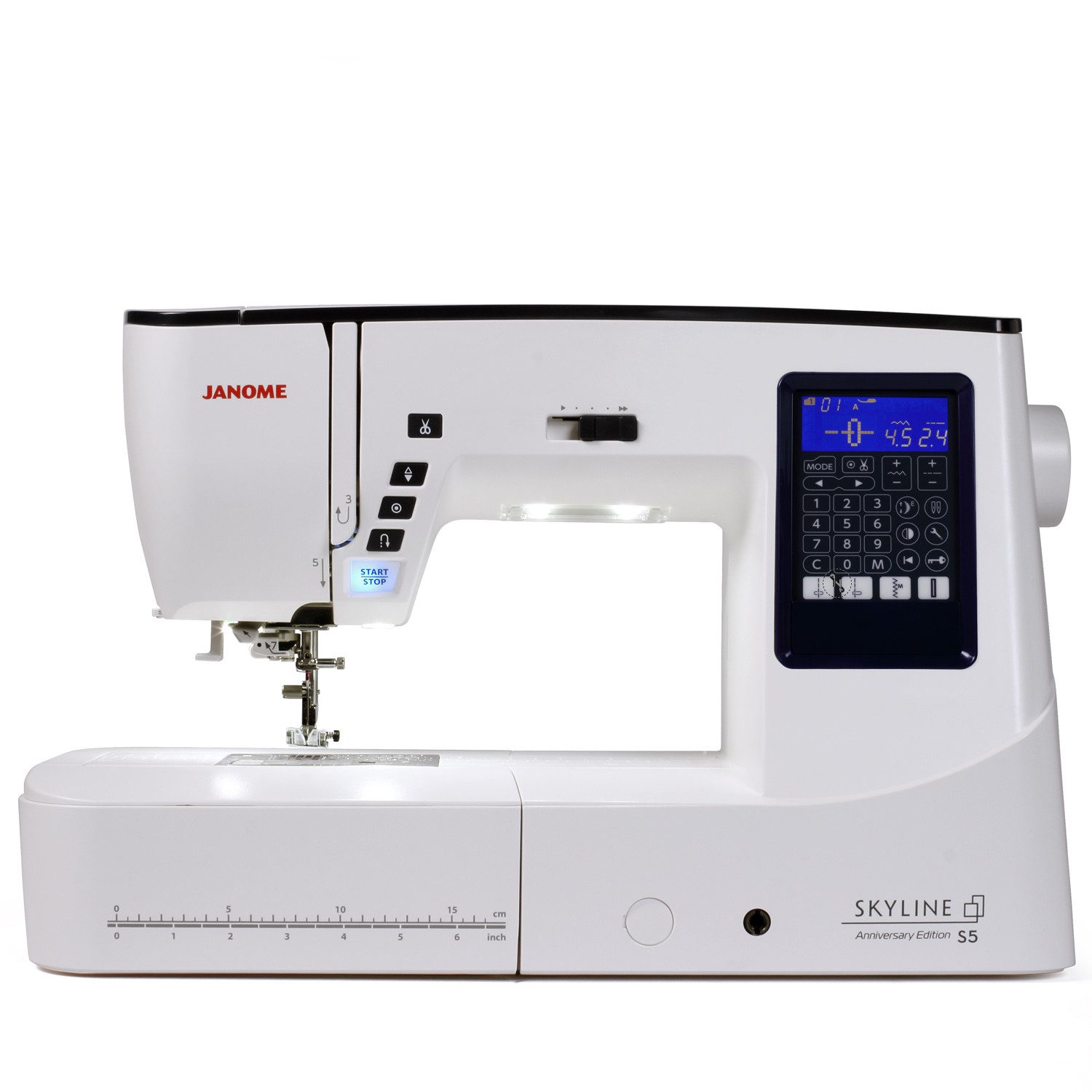 Janome Nähmaschine Skyline S5 Anniversary Edition, 170 Programme