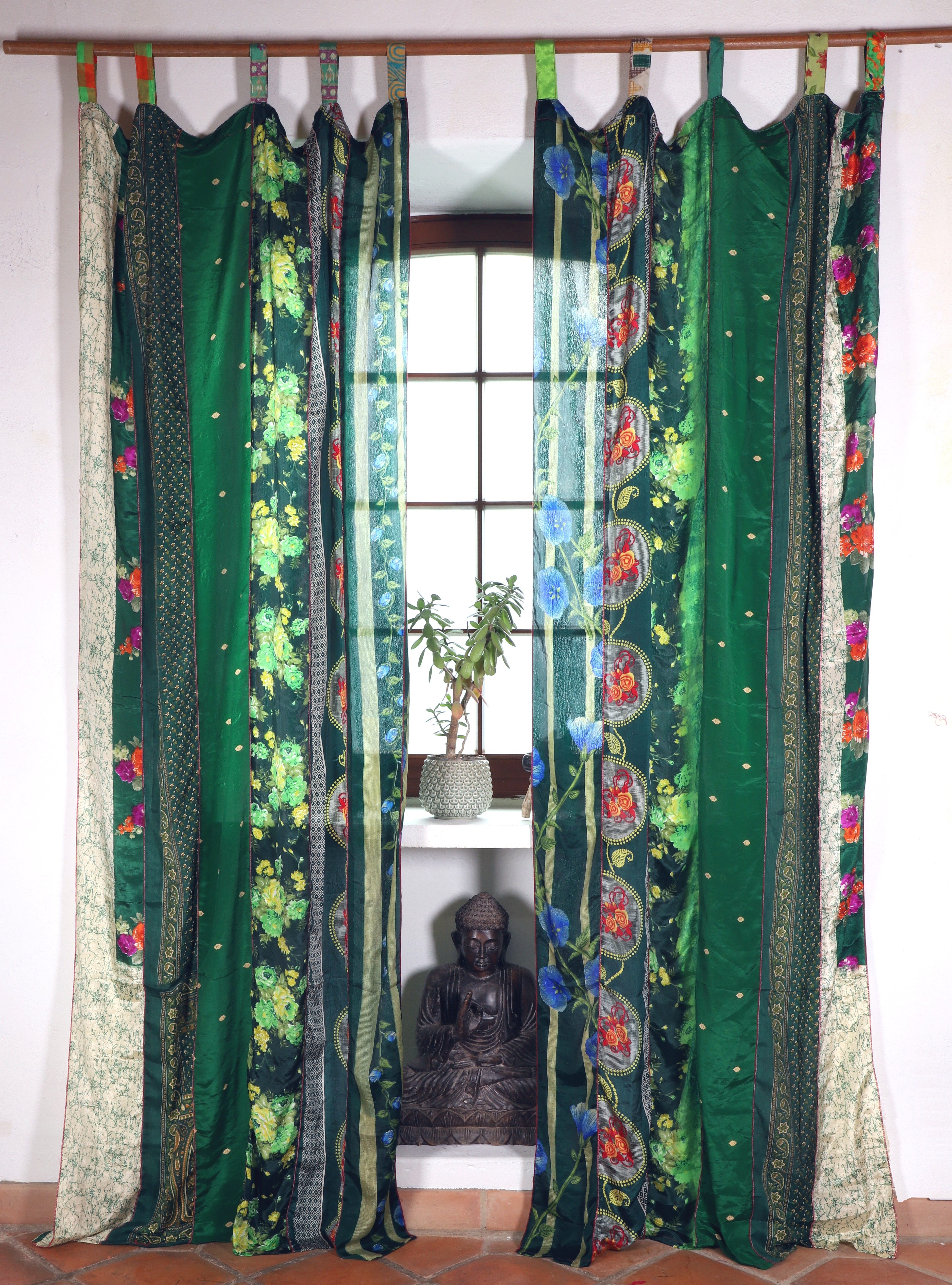 Guru-Shop Vorhang Vorhang 2 Stück seidige günstig online kaufen