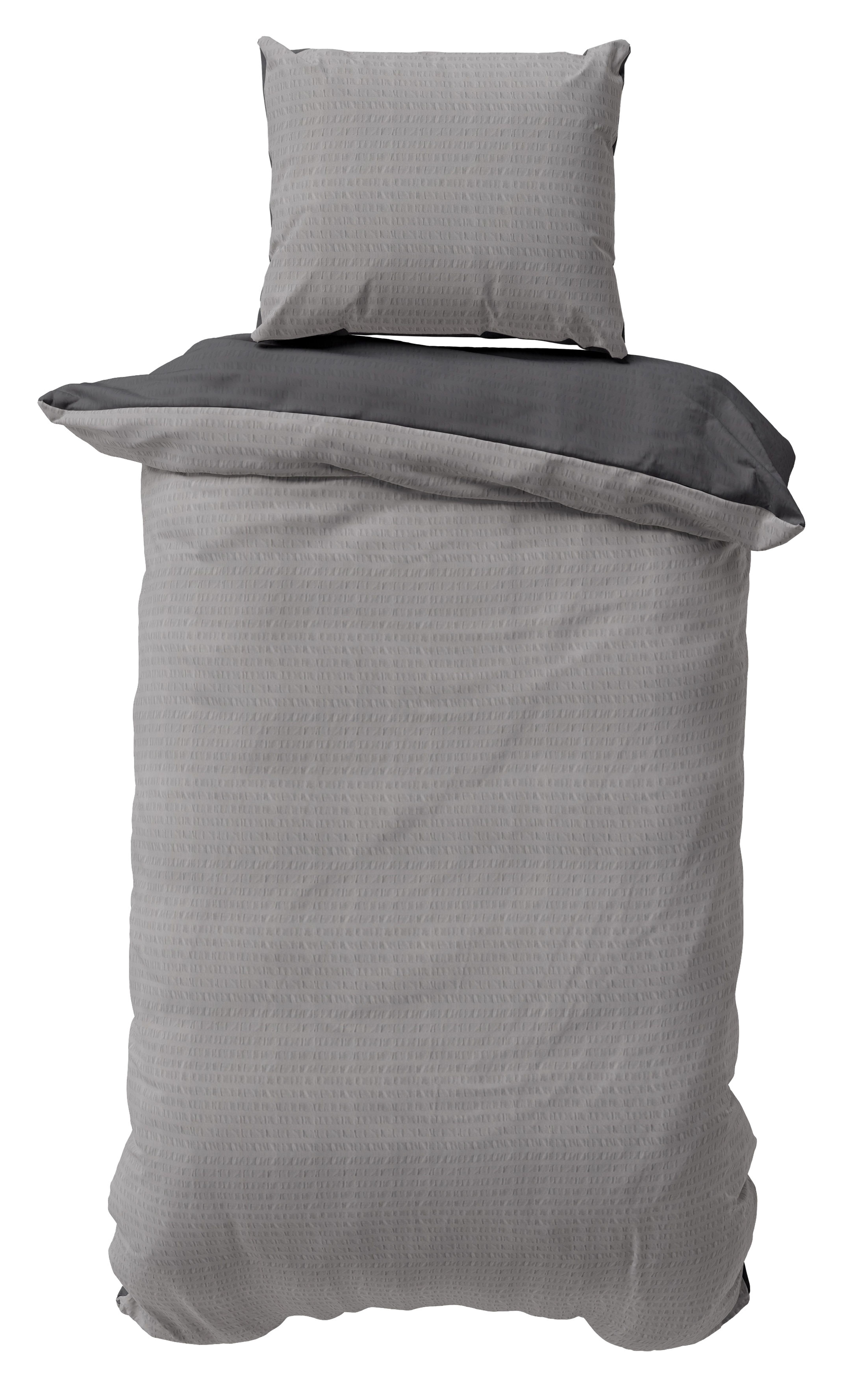 One Home Bettwäsche Doubleface Wende, Seersucker, günstig online kaufen