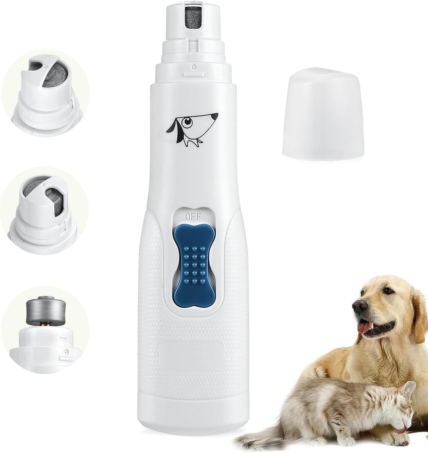 FELIXLEO Krallenschneider Elektrischer Krallenschleifer für Hunde, Super Leise Profi, (1-tlg)