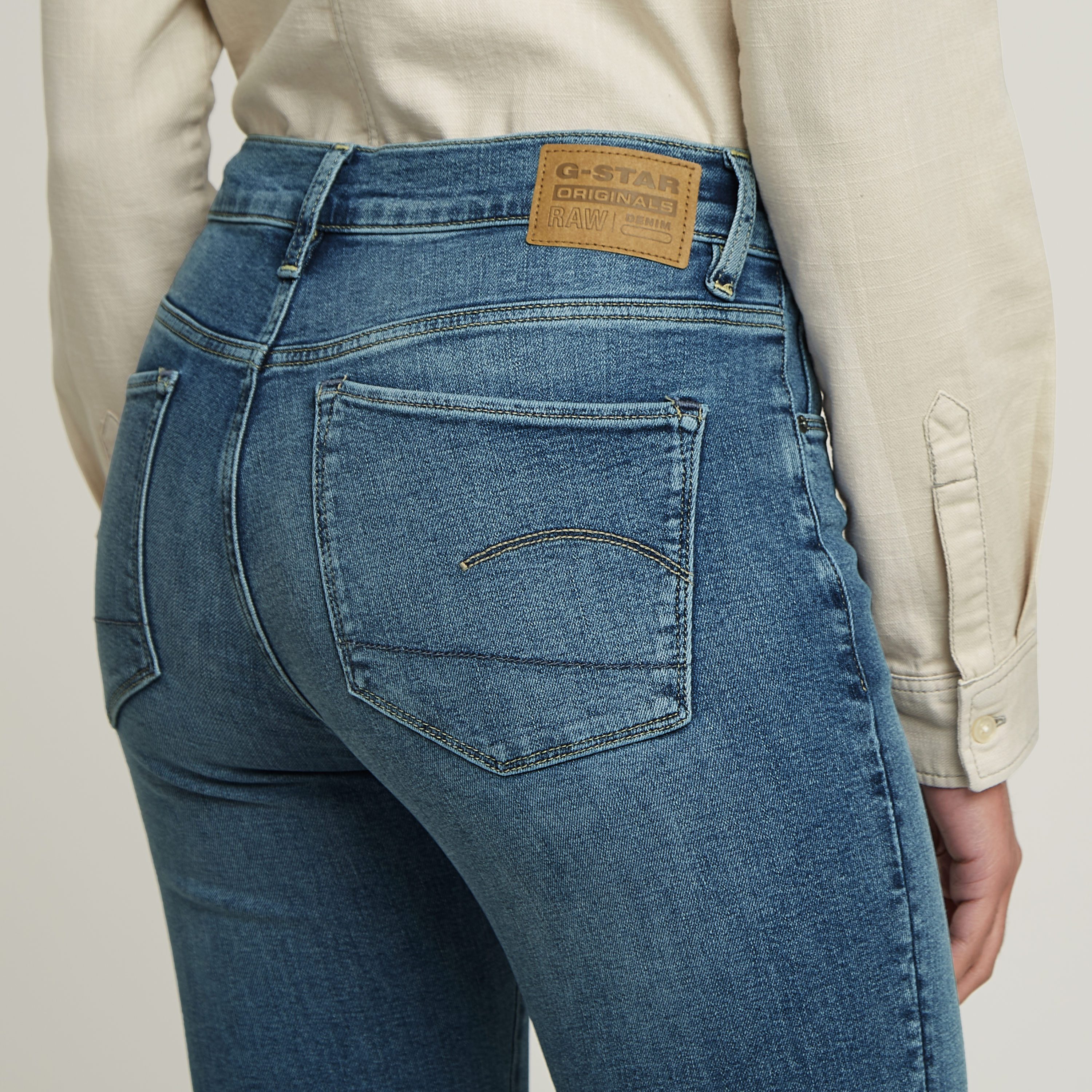 G-STAR Bootcut-Jeans 3301 Flare Wmn aus Stretch-Denim – Bild 4 von 5