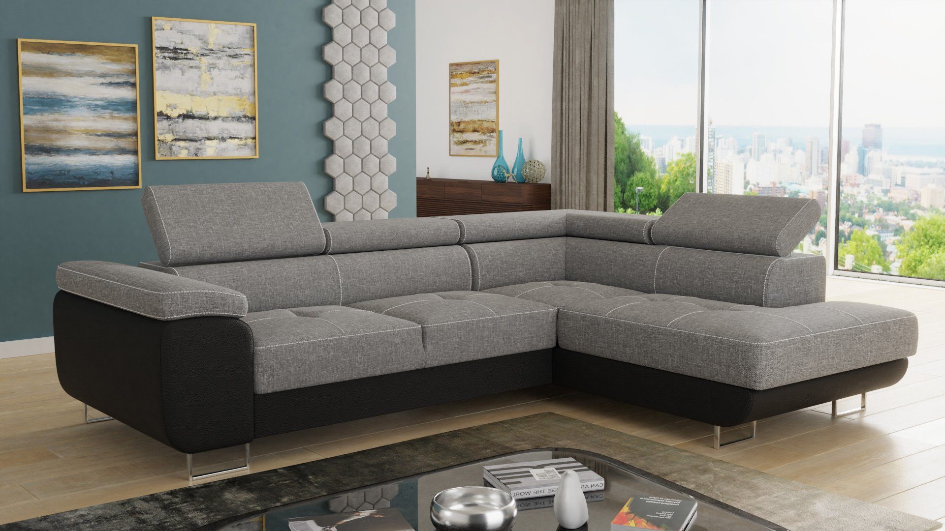 Sofnet Ecksofa Caris, mit Schlaffunktion und günstig online kaufen