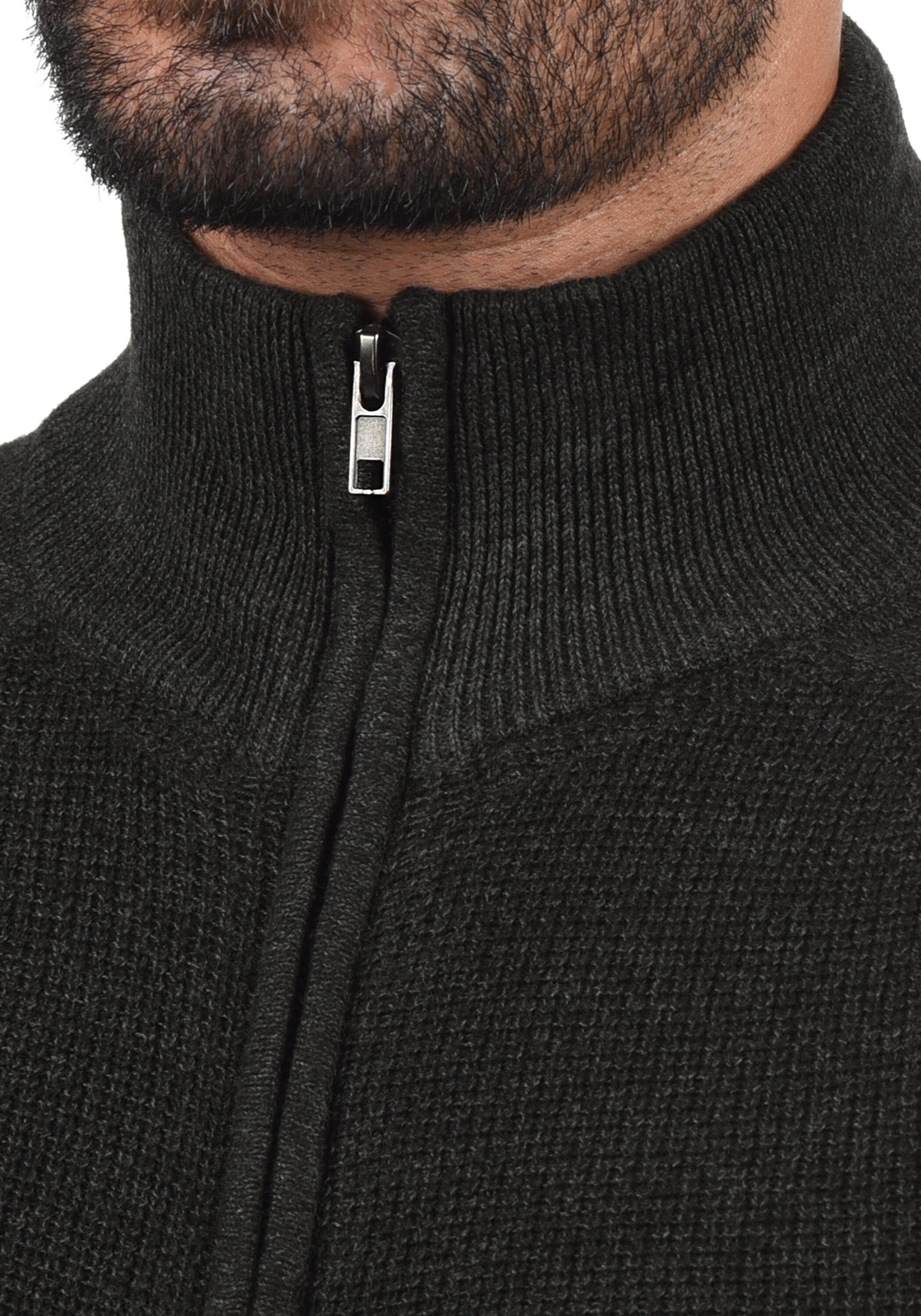 Blend Troyer BHGrandolf Grobstrick-Troyer mit Stehkragen
