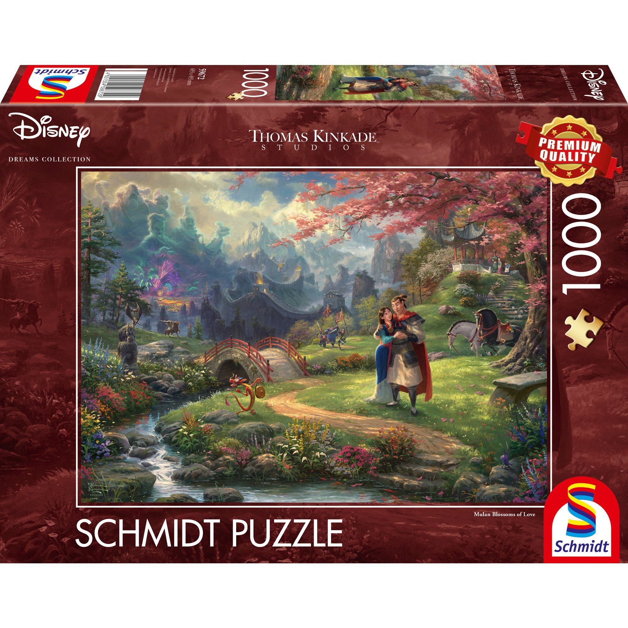Schmidt Spiele Puzzle Schmidt Spiele Thomas Kinkade Studios: Disney -, 1000 Puzzleteile