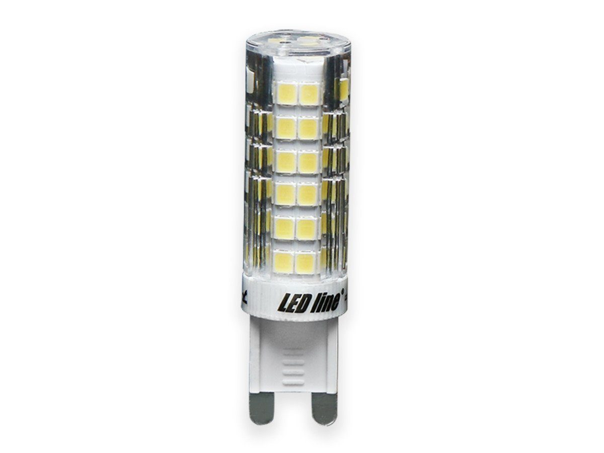 LED-Line LED-Leuchtmittel G9 LED Leuchtmittel 6W Neutralweiß 550 Lumen Stiftsockel, 10 St.