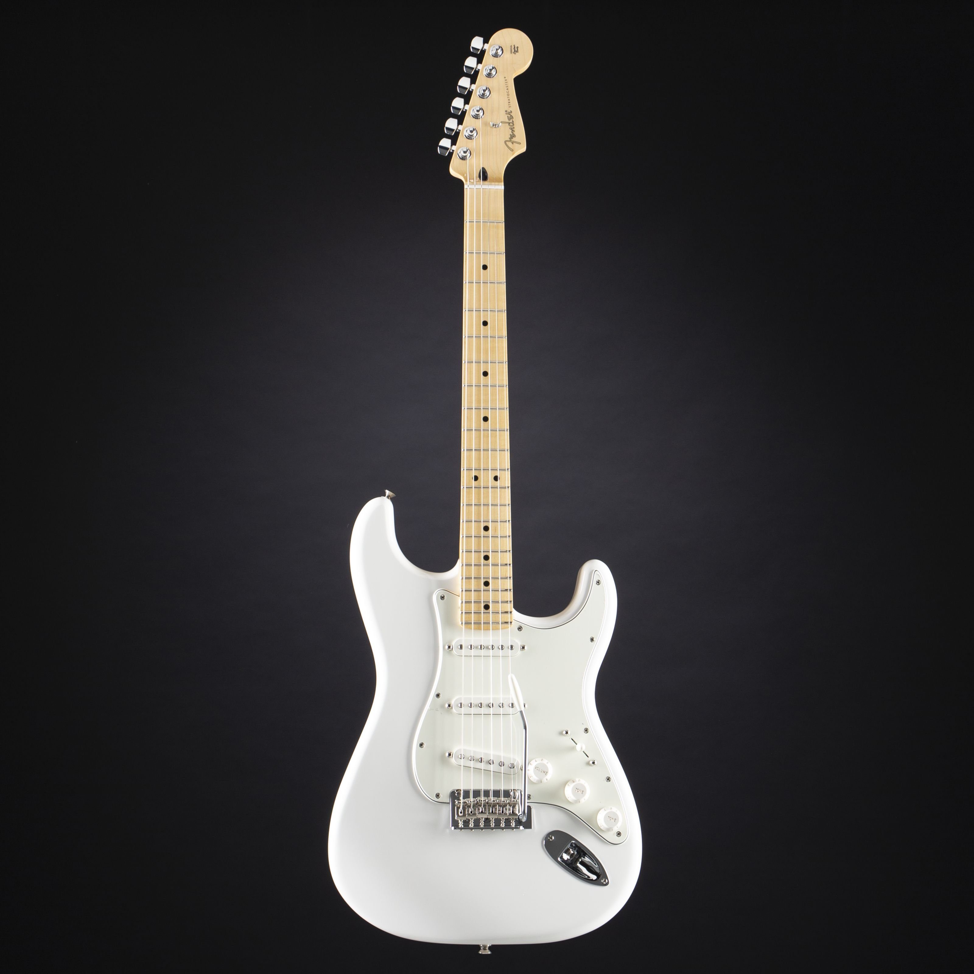 Stratocaster - E-Gitarre Polar MN Player White Fender Spielzeug-Musikinstrument,