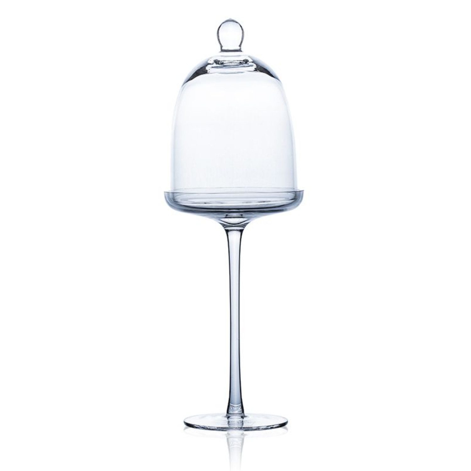 Sandra Rich Etagere auf Fuß, Glas, Farbe: Transparent, Höhe: 33cm