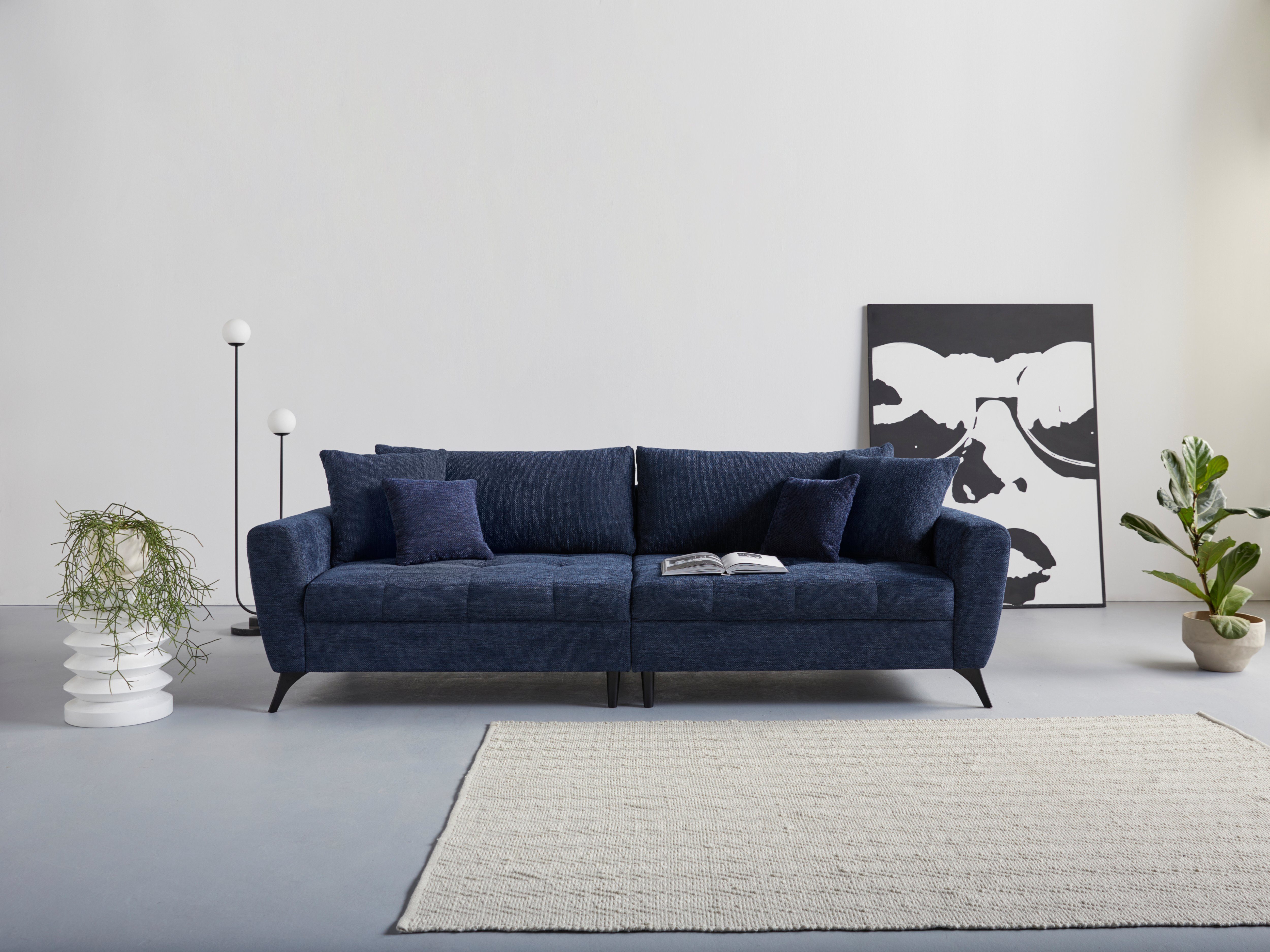 Big-Sofa pro Lörby, Belastbarkeit bis mit 140kg Sitzplatz, clean-Bezug auch INOSIGN Aqua