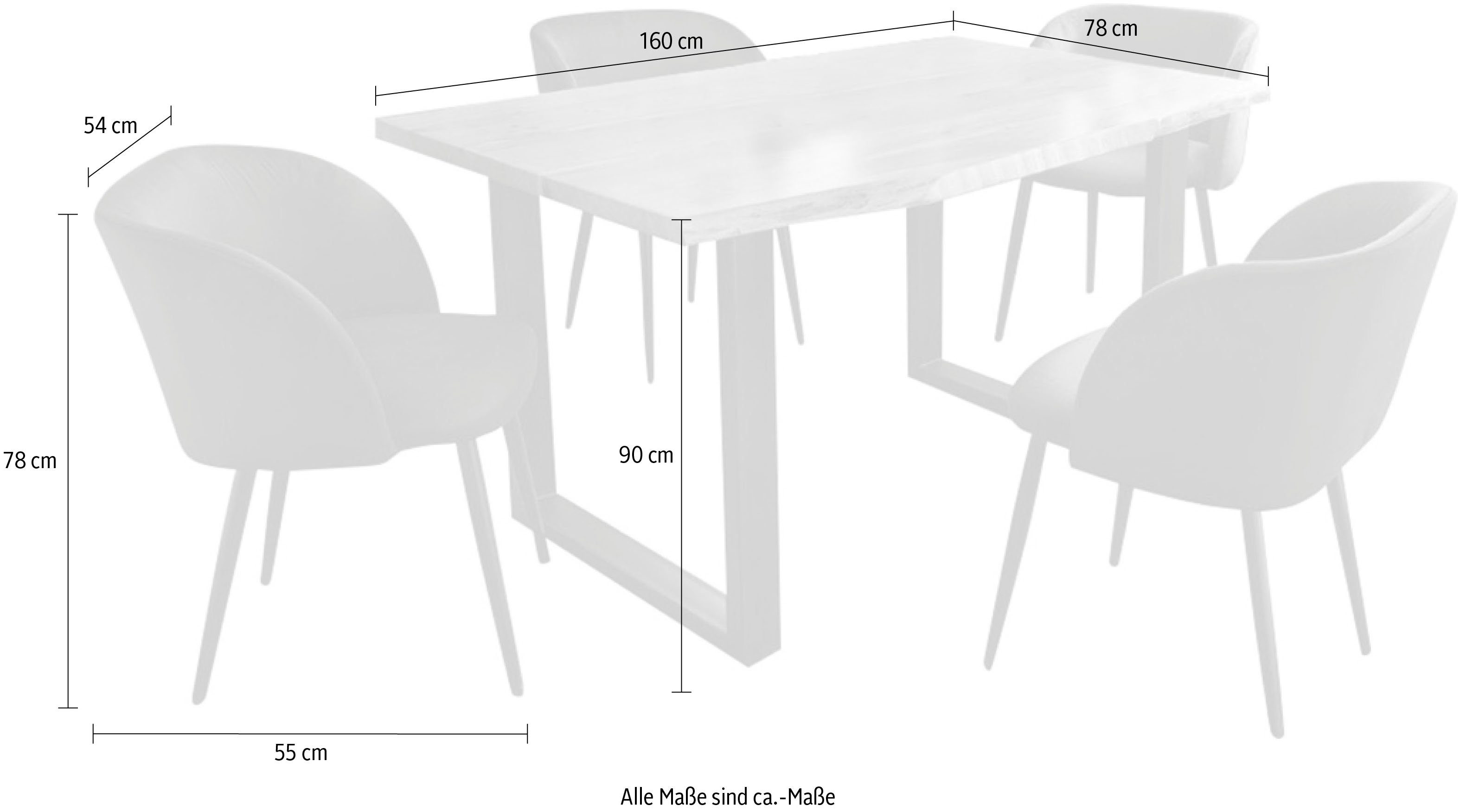 Paroli Essgruppe, (5-tlg)