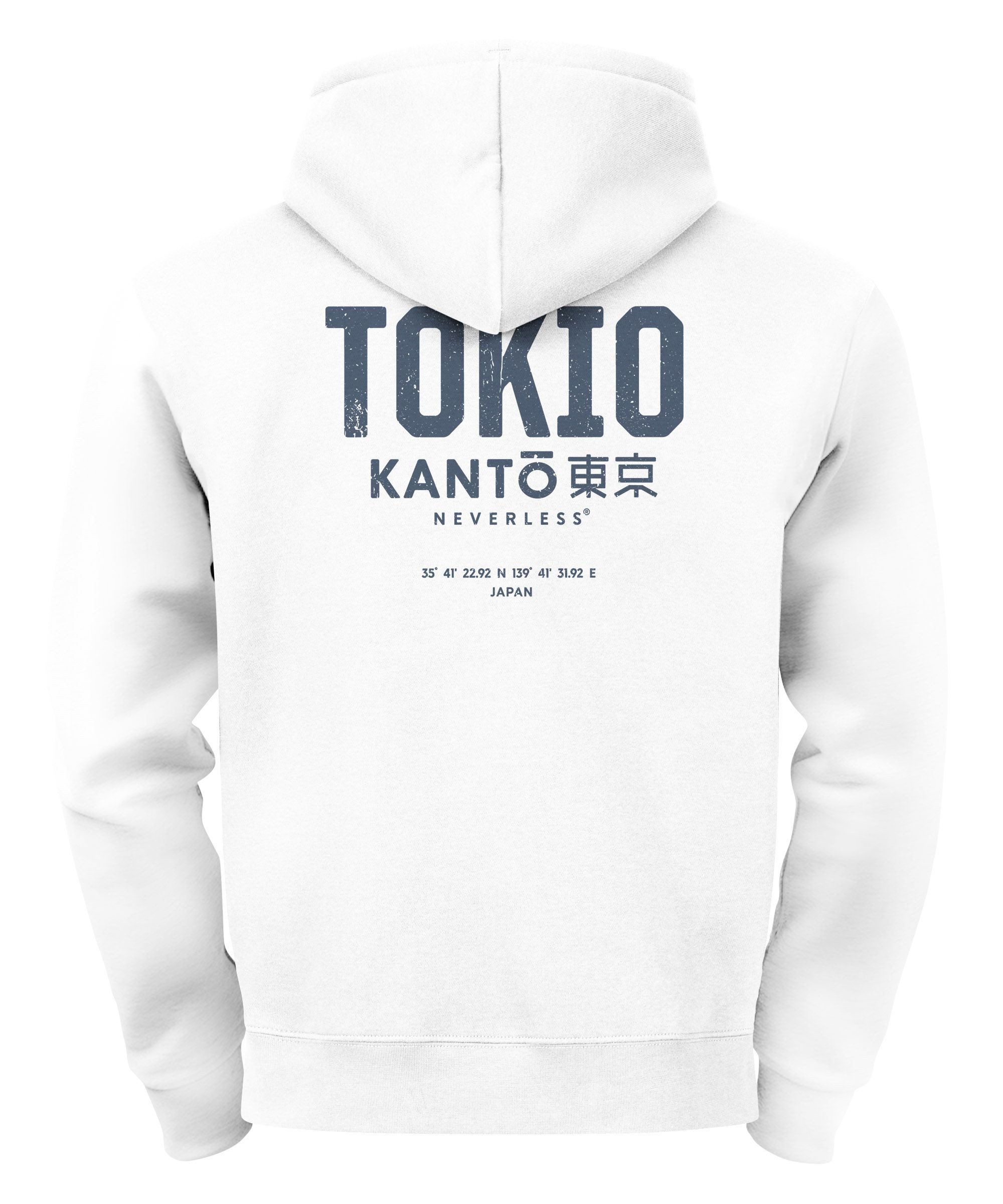 Neverless Hoodie Hoodie Backprint Herren Tokyo günstig online kaufen