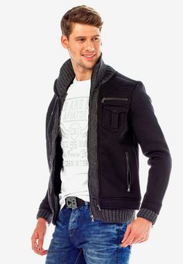 Cipo & Baxx Outdoorjacke mit Reißverschlusstaschen