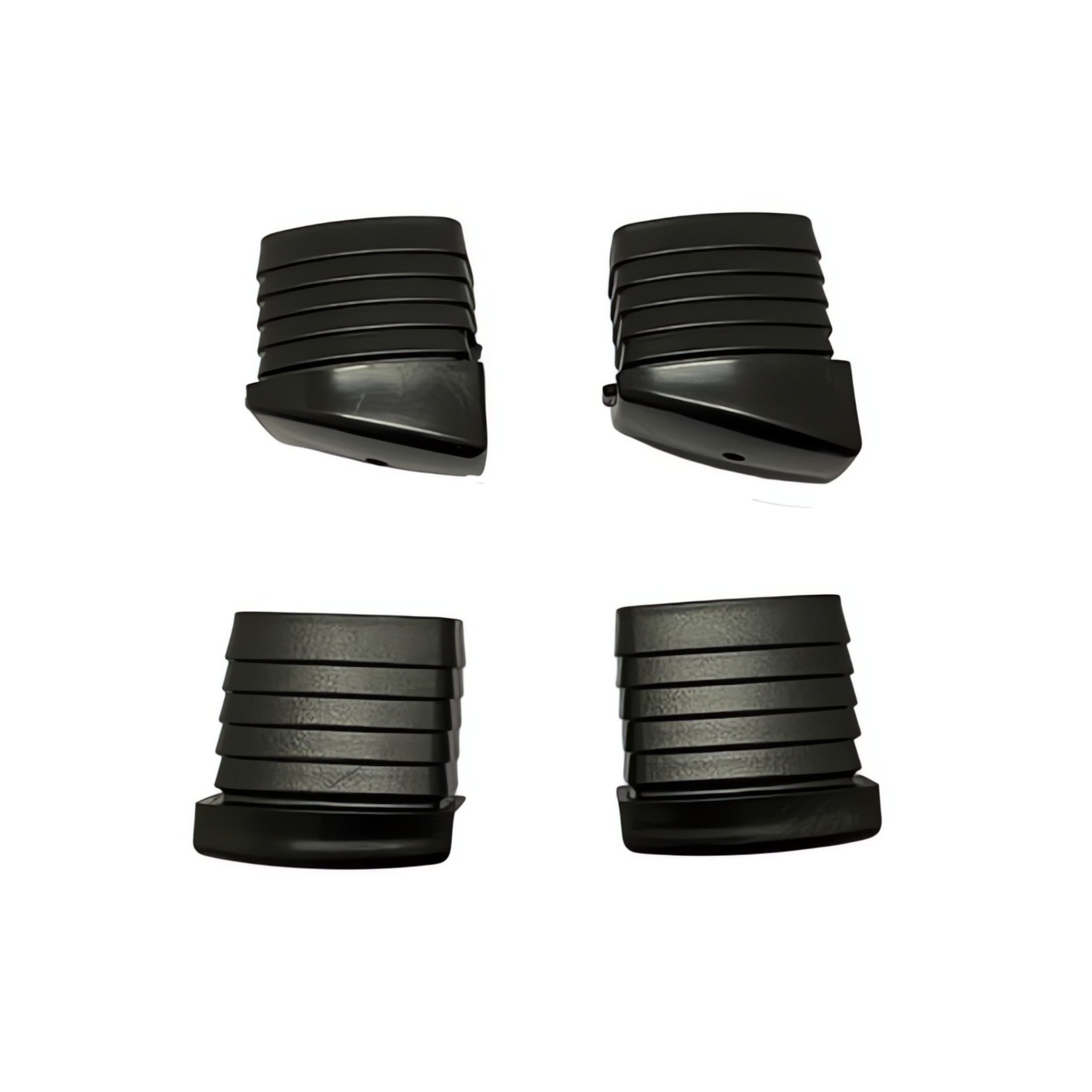 KETTLER Abdeckkappe Fusskappenset für Memphis Stapelsessel in schwarz