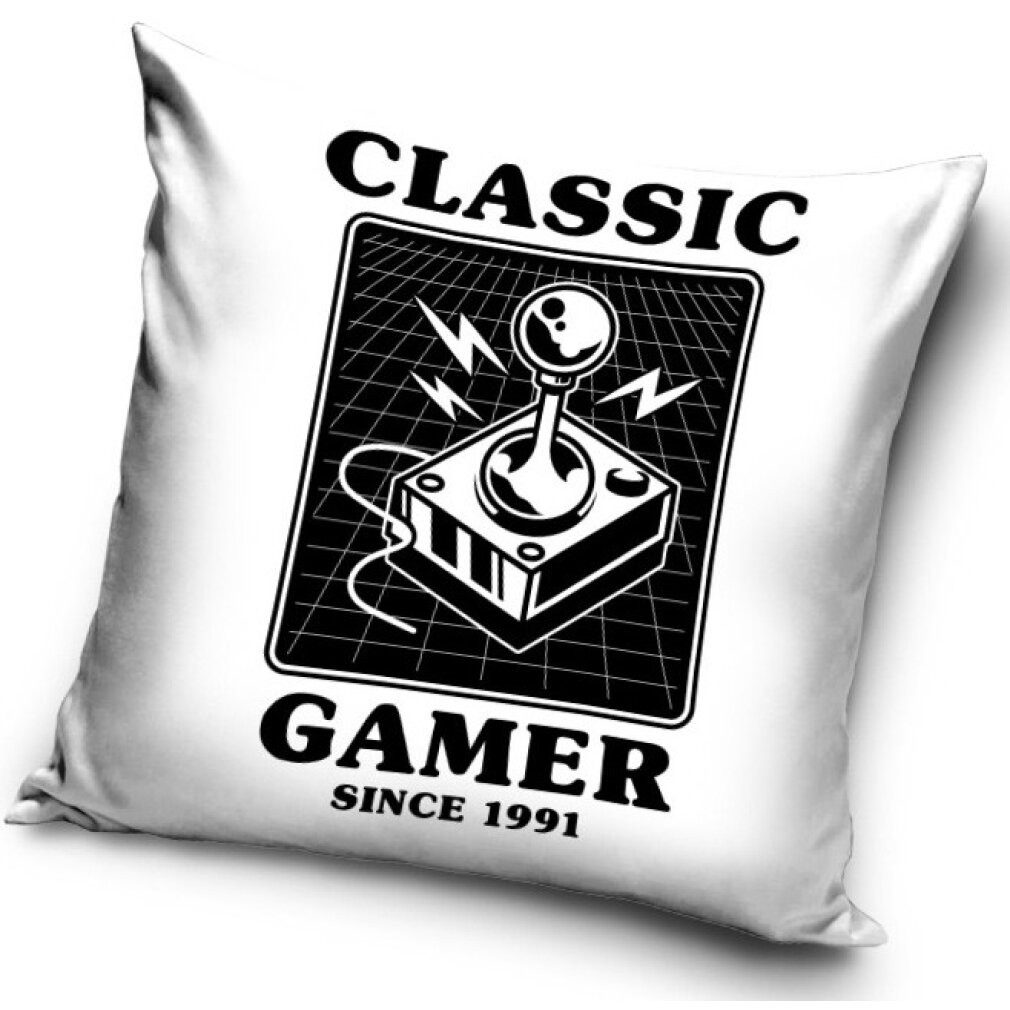 Carbotex Dekokissen Javoli Gamer Classic Zierkissen 40X40cm