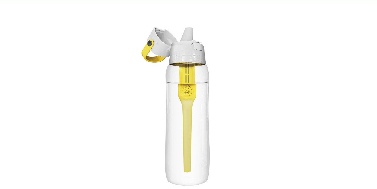 Festivalartikel Trinkflasche Dafi SOLID 0,7L 0,5L Wasserflasche mit Filter - BPA-frei, Aktivkohle, stoßfest, verschiedene Farben
