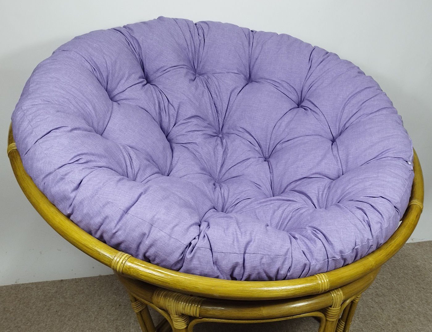 Rattani Sitzkissen Polster Kissen Auflage für Rattan Papasansessel Fb viole günstig online kaufen