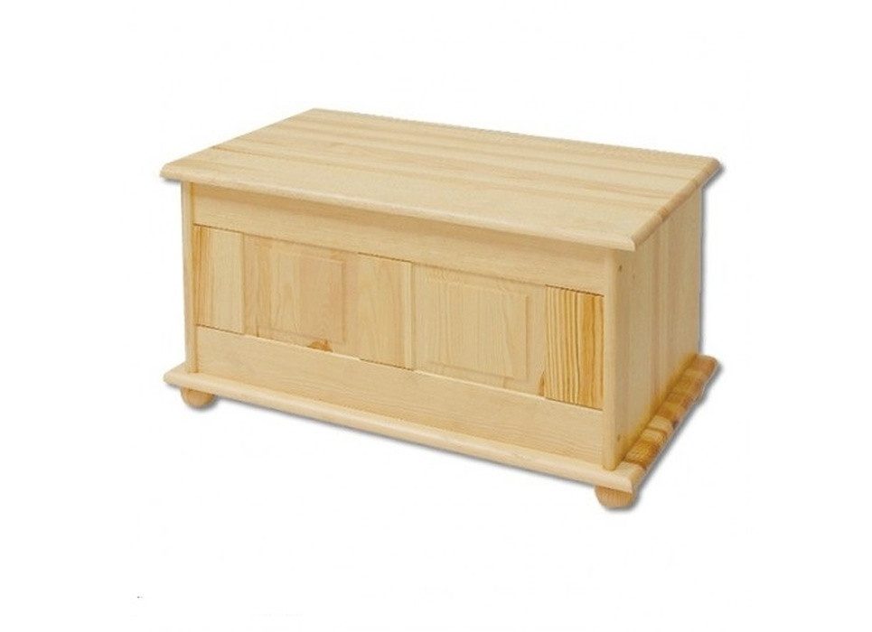 Xlmoebel Holzkiste Handgefertigte Deko Box aus Vollholz in natürlicher Optik (1 St., Box), Hergestellt in Europa