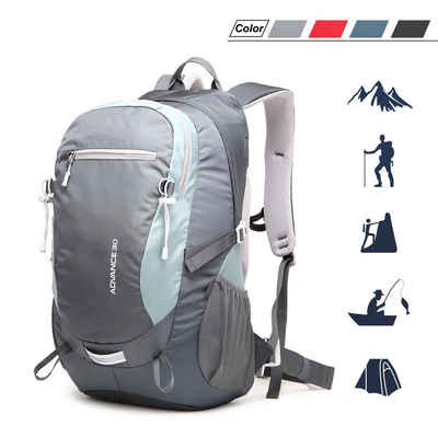 TAN.TOMI Wanderrucksack 40L Großer Wanderrucksack mit Rückenbelüftung, Wasserdicht Daypack (Einschließlich Regenschutz), mit Regenschutz für Outdoor Reisen Camping Trekking