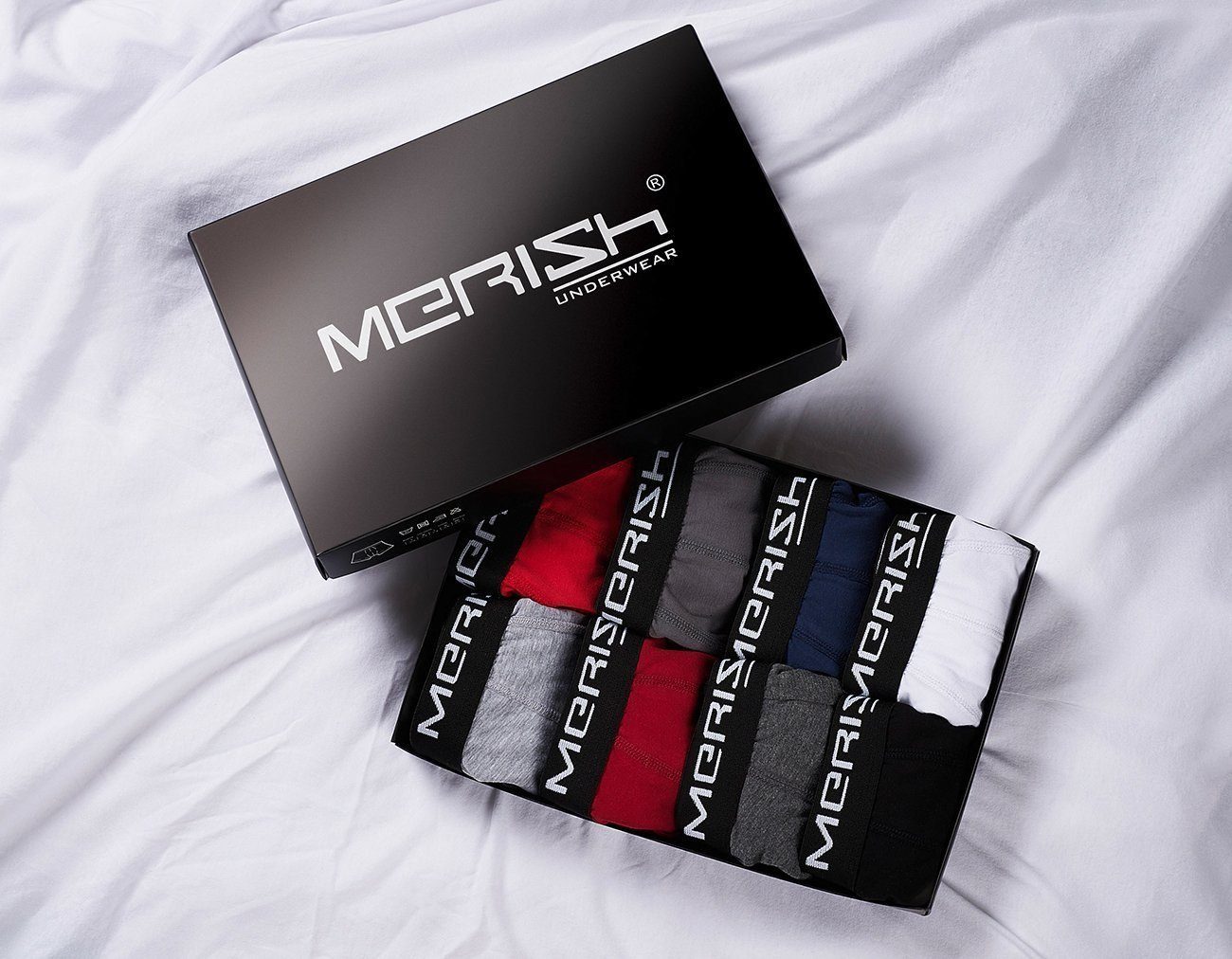 Boxershorts MERISH Boxershorts Herren 8 Stück S-7XL 216d-Mehrfarbig S