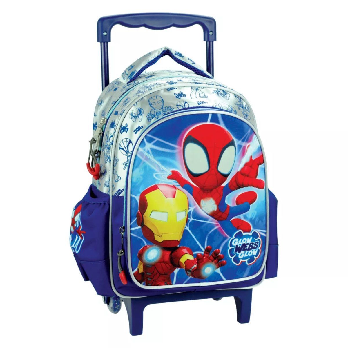 Spiderman Kinderrucksack Spiderman Spidey Glow Rollender Kindergarten-Rucksack, Tasche 30 cm (1-tlg)