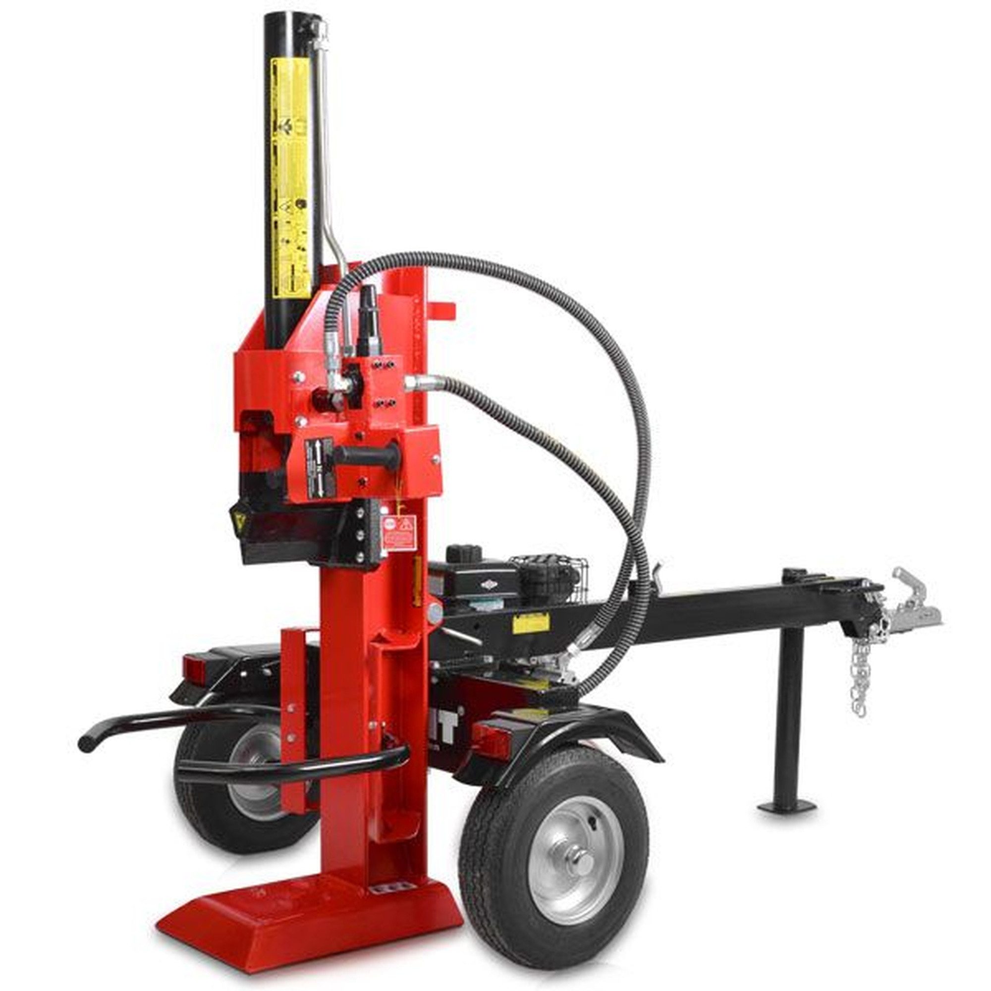 Hecht Benzinholzspalter 6422 XR950 Briggs & Stratton, Spaltgutlänge bis 63,5 cm, Spaltgutdurchmesser bis 40 cm, 6,6 PS, 22 T, Anhängerkupplung