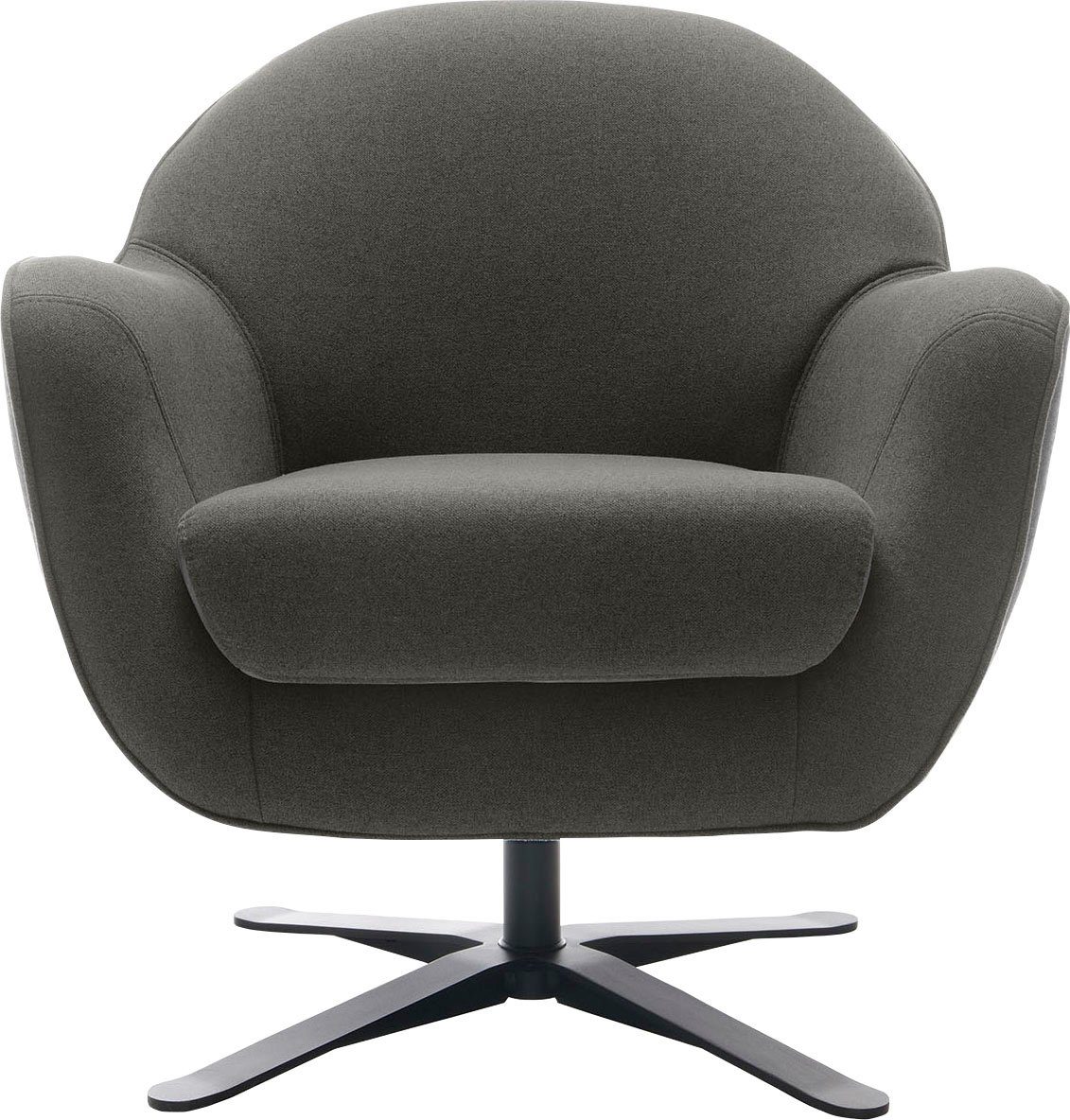 TRENDMANUFAKTUR Drehsessel Mira, Loungesessel, in zeitlosem, günstig online kaufen
