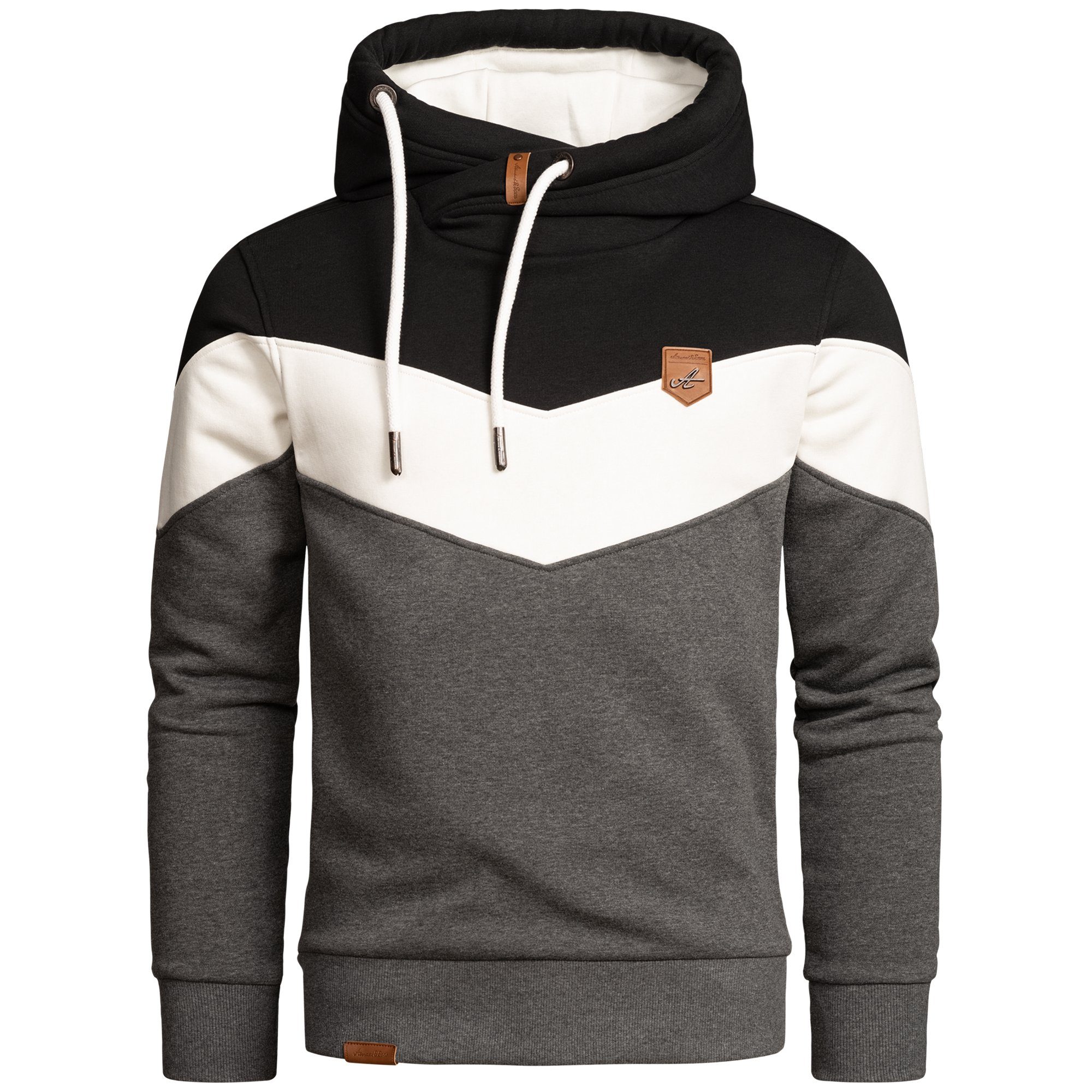 Amaci&Sons Kapuzenpullover BOISE Kapuzenpullover