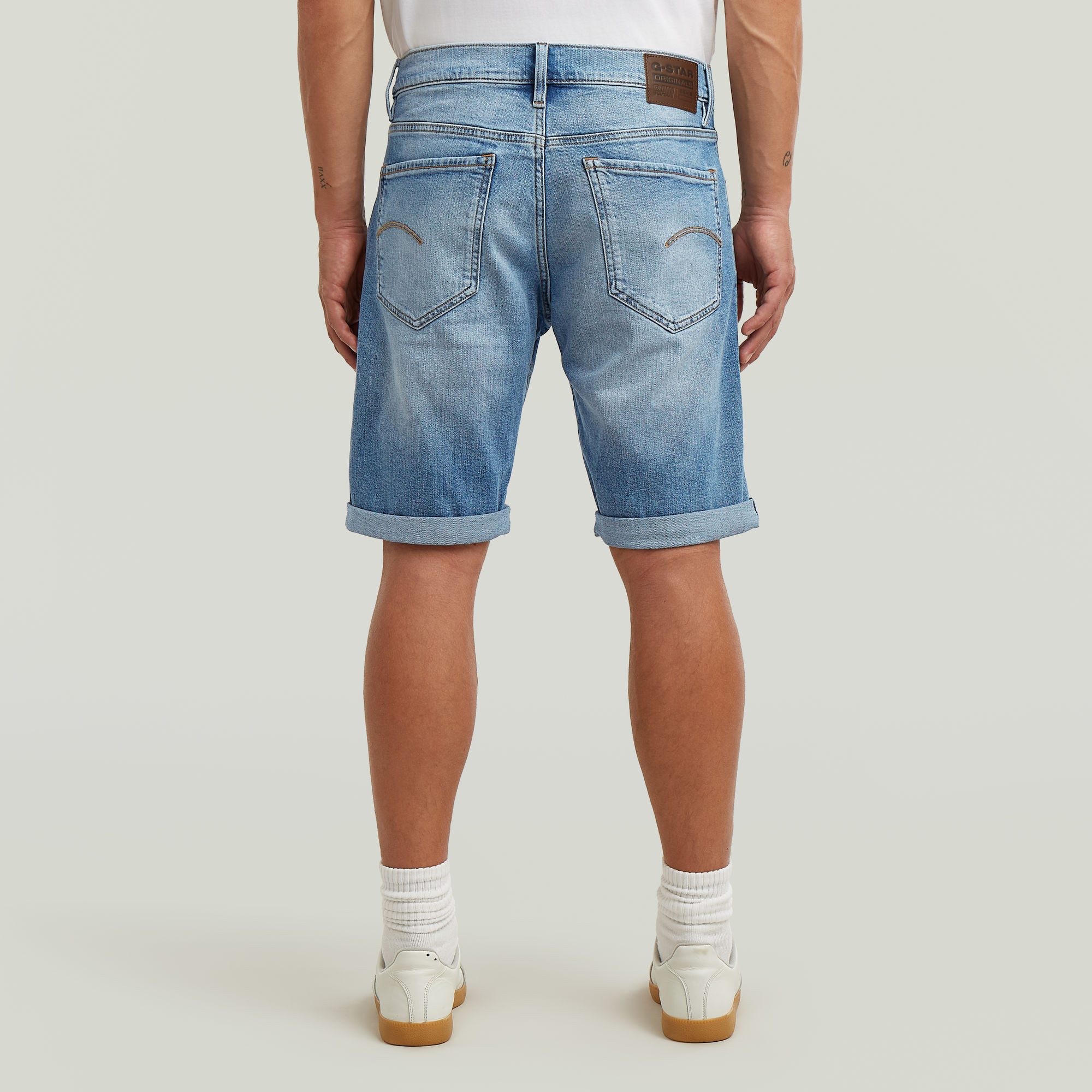 G-STAR Jeansshorts Mosa mit Umschlagsaum