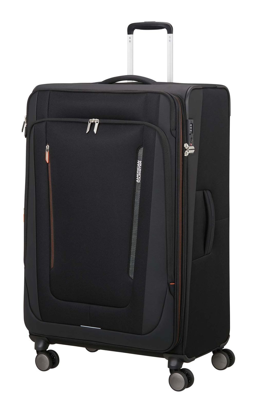 American Tourister® Weichgepäck-Trolley Spinner Exp. TSA, 4 Rollen