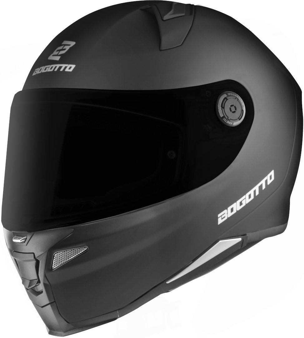 Bogotto Motorradhelm FF110B Helm, reflektierende, Pinlock, Schnellwechselvisier, Ratschenverschluss, E