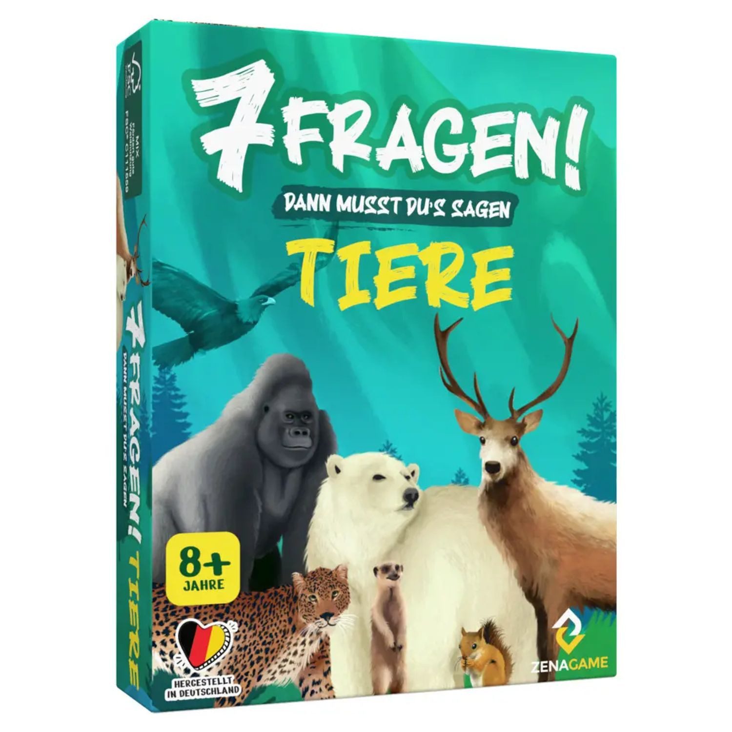 Spiel ZENAGAME - 7 Fragen! Dann musst Dus sagen Tiere