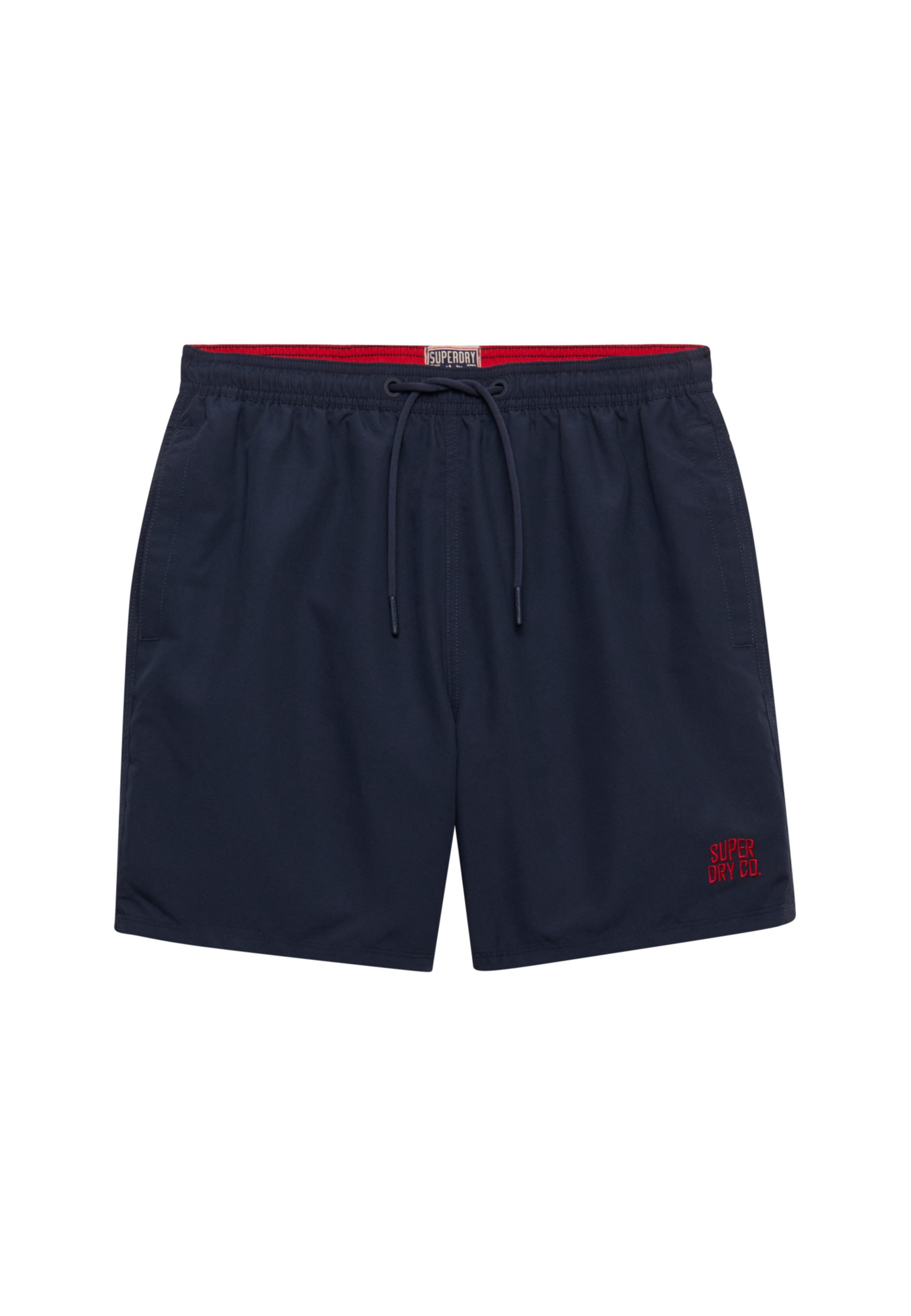 Superdry Badeshorts ESSENTIAL 16 SWIM SHORT Kunstfaser, relaxed fit