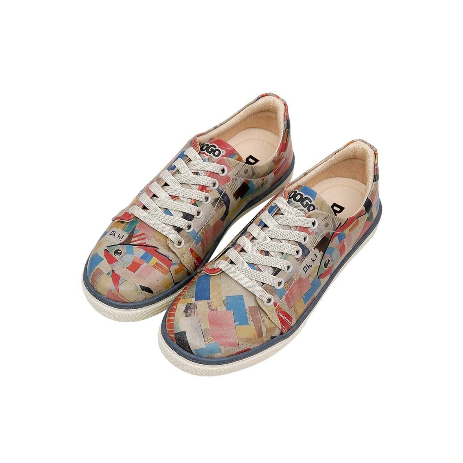 DOGO Classic Schnürsneaker Hi Fish Damen Sneaker Sneaker Handgefertigt