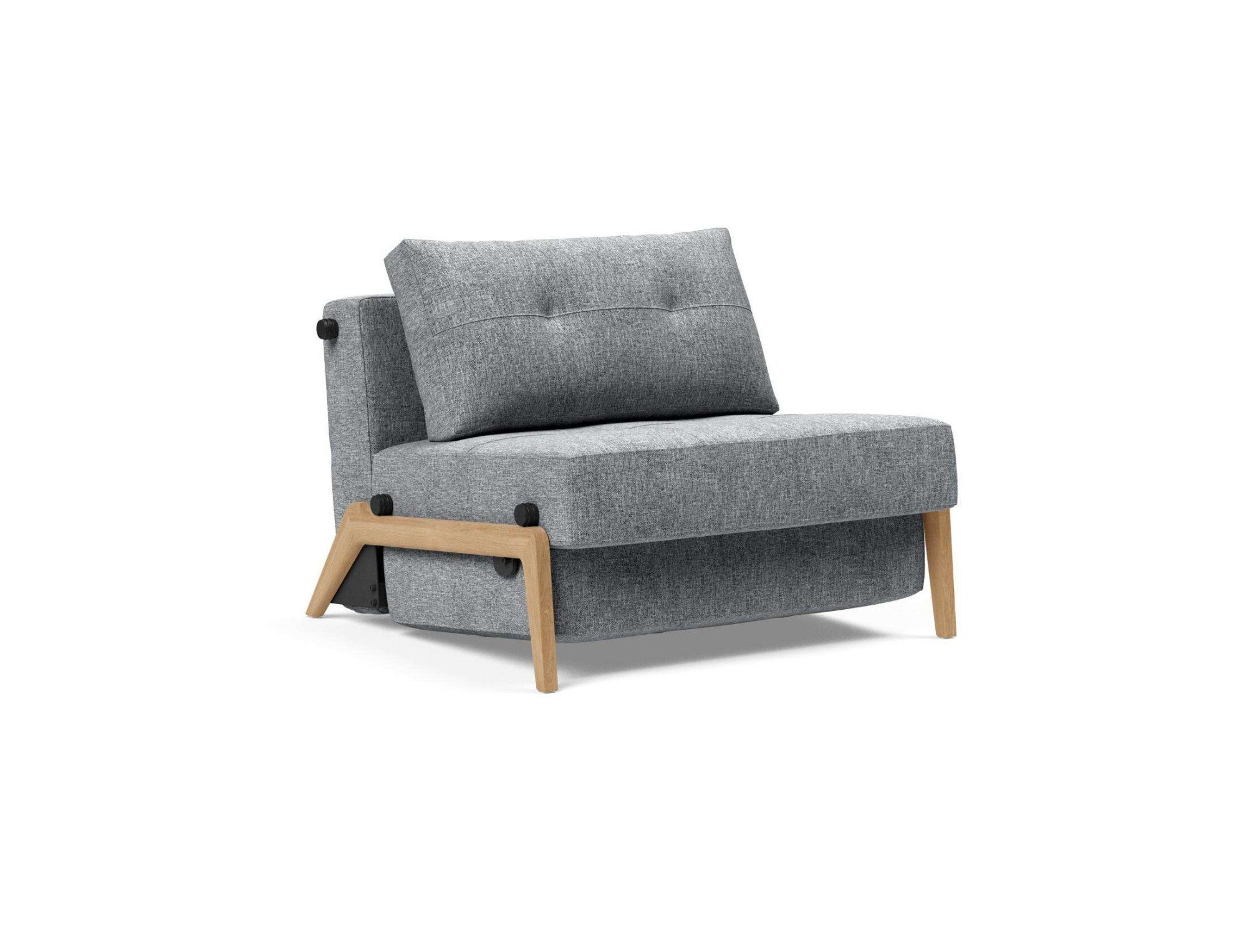 INNOVATION LIVING ™ Sessel CUBED Schlafsessel, Füße Eiche, Breite 98cm, hoher Sitzkomfort