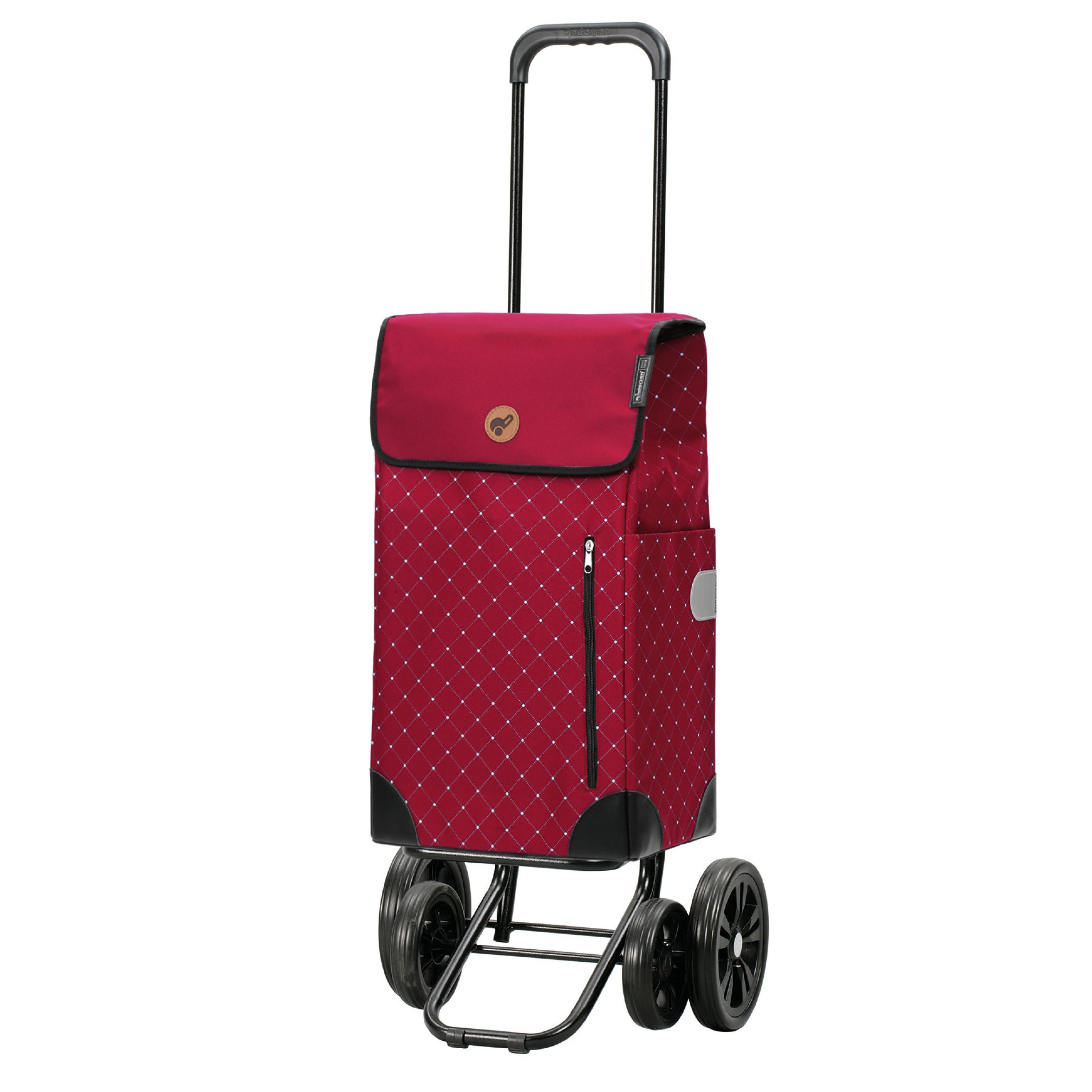 Andersen Einkaufstrolley Quattro Shopper mit Tasche Sofia in Rot oder Anthrazit