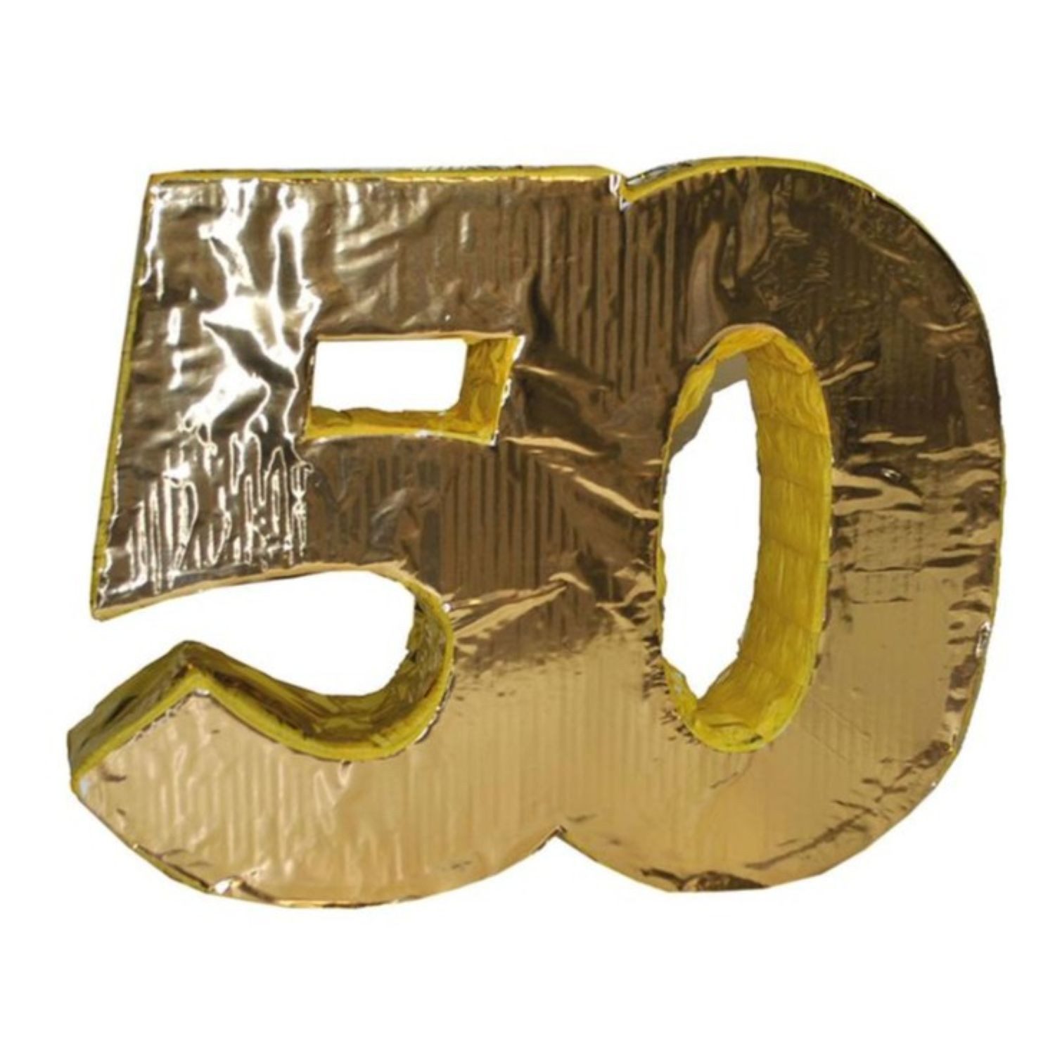 Funny Fashion Pinata Pinata 'Goldene 50', 50x40x10cm