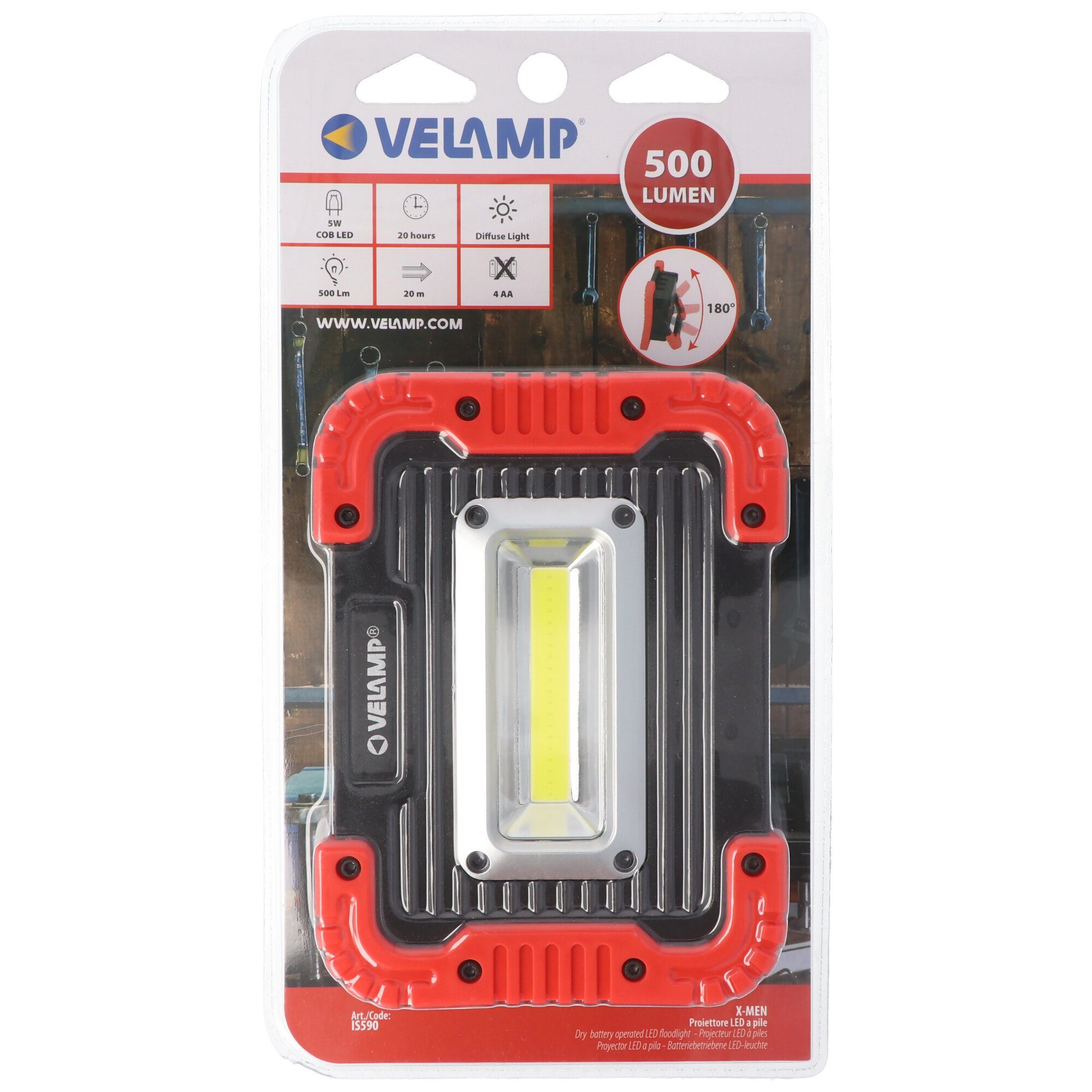 Velamp LED Arbeitsleuchte »Arbeitsleuchte IS590, 5W COB LED, 500 Lumen,  einst« online kaufen | OTTO