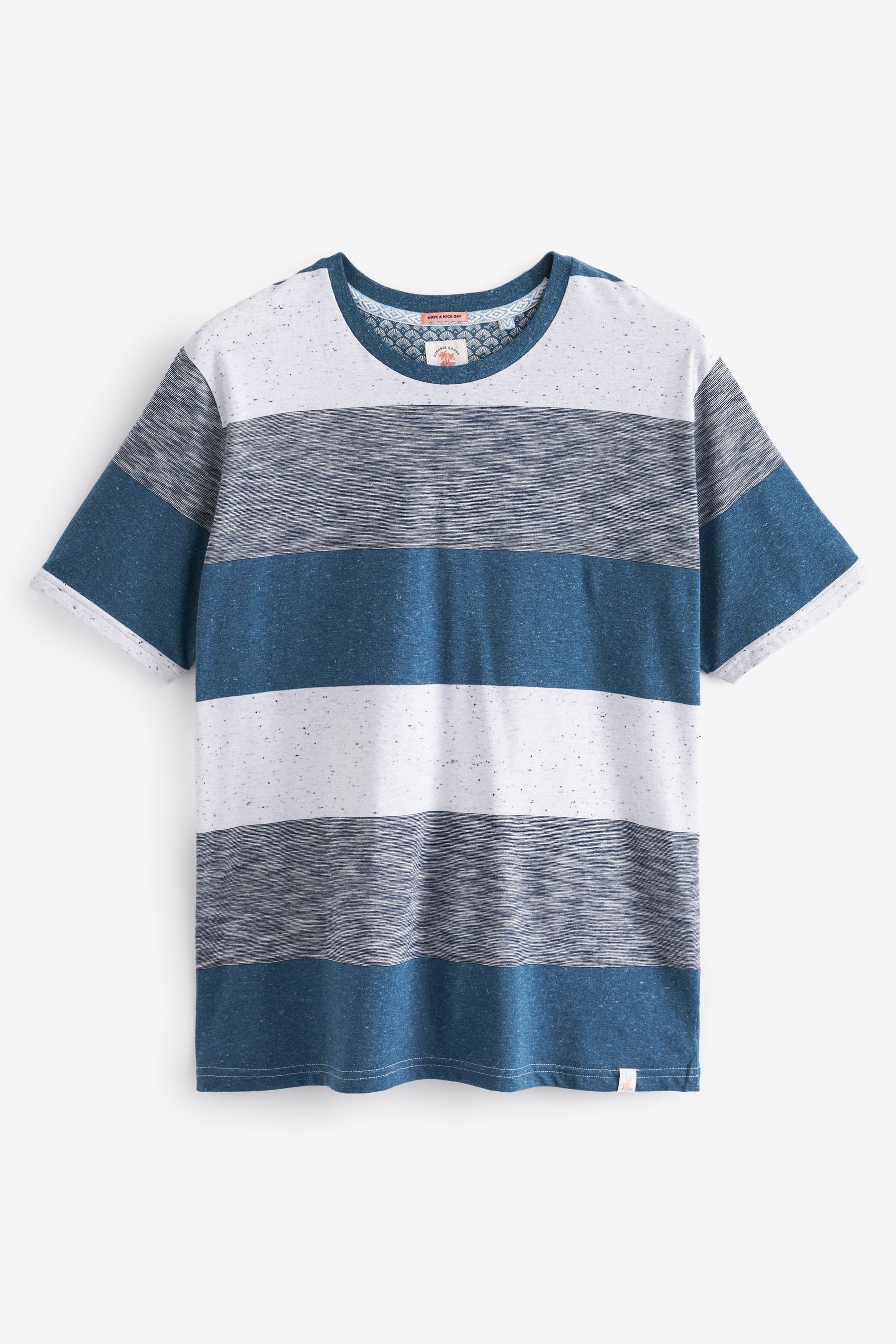 Next T-Shirt Blue Gestreiftes Marl (1-tlg) T-Shirt