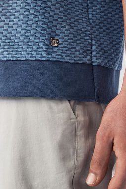 Next Poloshirt Strukturiertes Polo-Shirt mit Blockfarben (1-tlg)