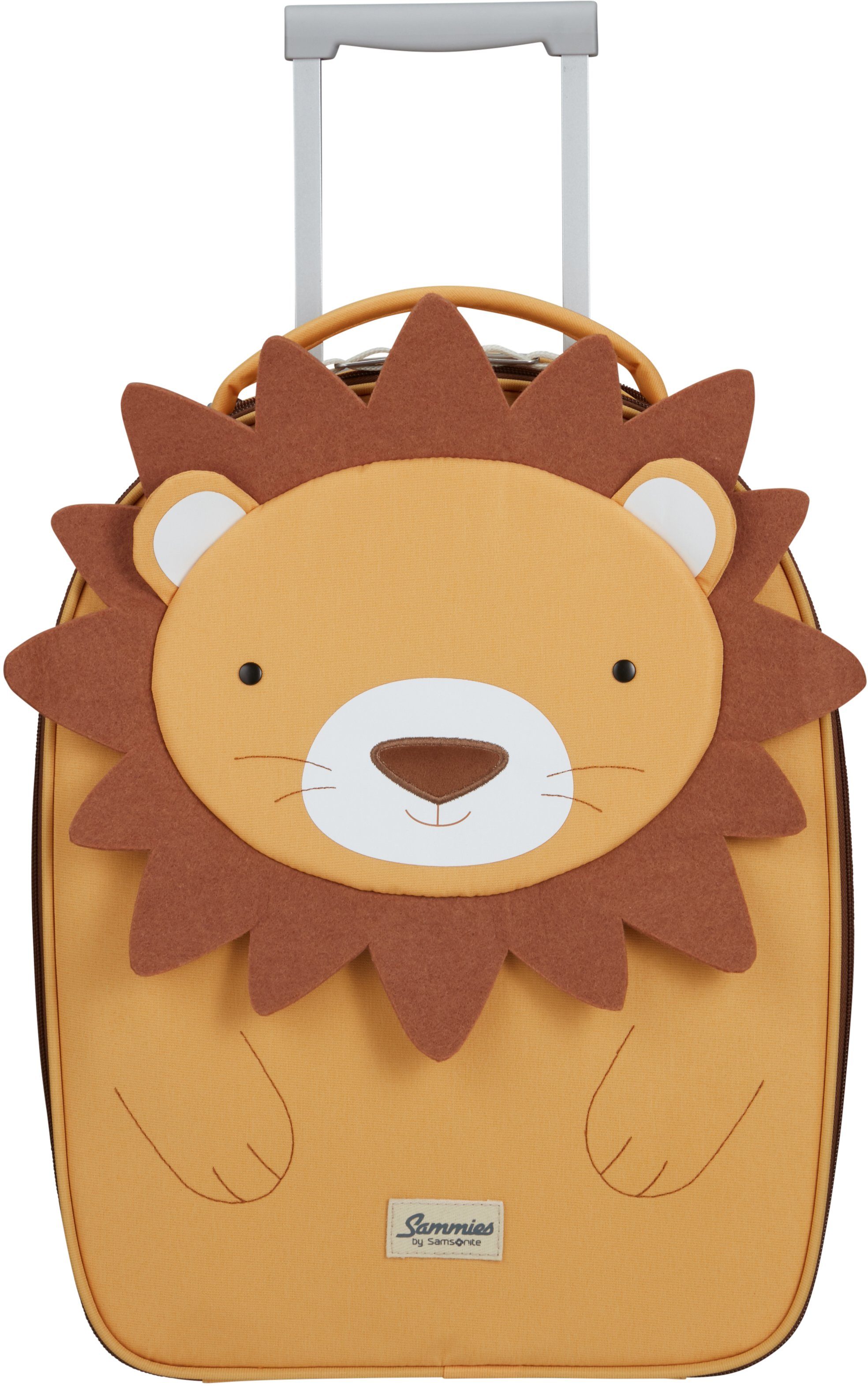 Samsonite Kinderkoffer Happy Sammies ECO, Lion Lester, 2 Rollen, Arbeitsrucksack Schulrucksack Freizeitrucksack aus recyceltem Material
