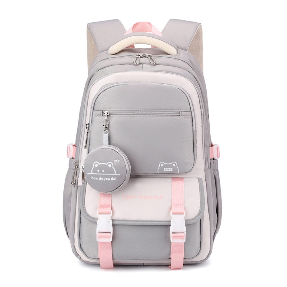 Blusmart Schulrucksack Schülerrucksack/Kinderrucksack (Großes Fassungsvermögen, mehrlagiges Design, Wasserabweisend und strapazierfähig), Für alle Altersgruppen geeignet, vielseitiges Design