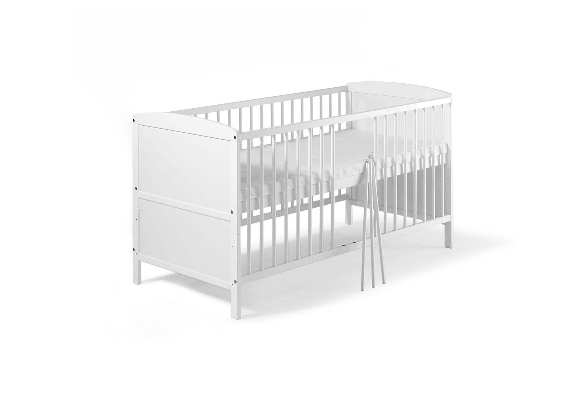 Schardt Babybett Schardt Conny weiß Kombi-Kinderbett 70x140 cm