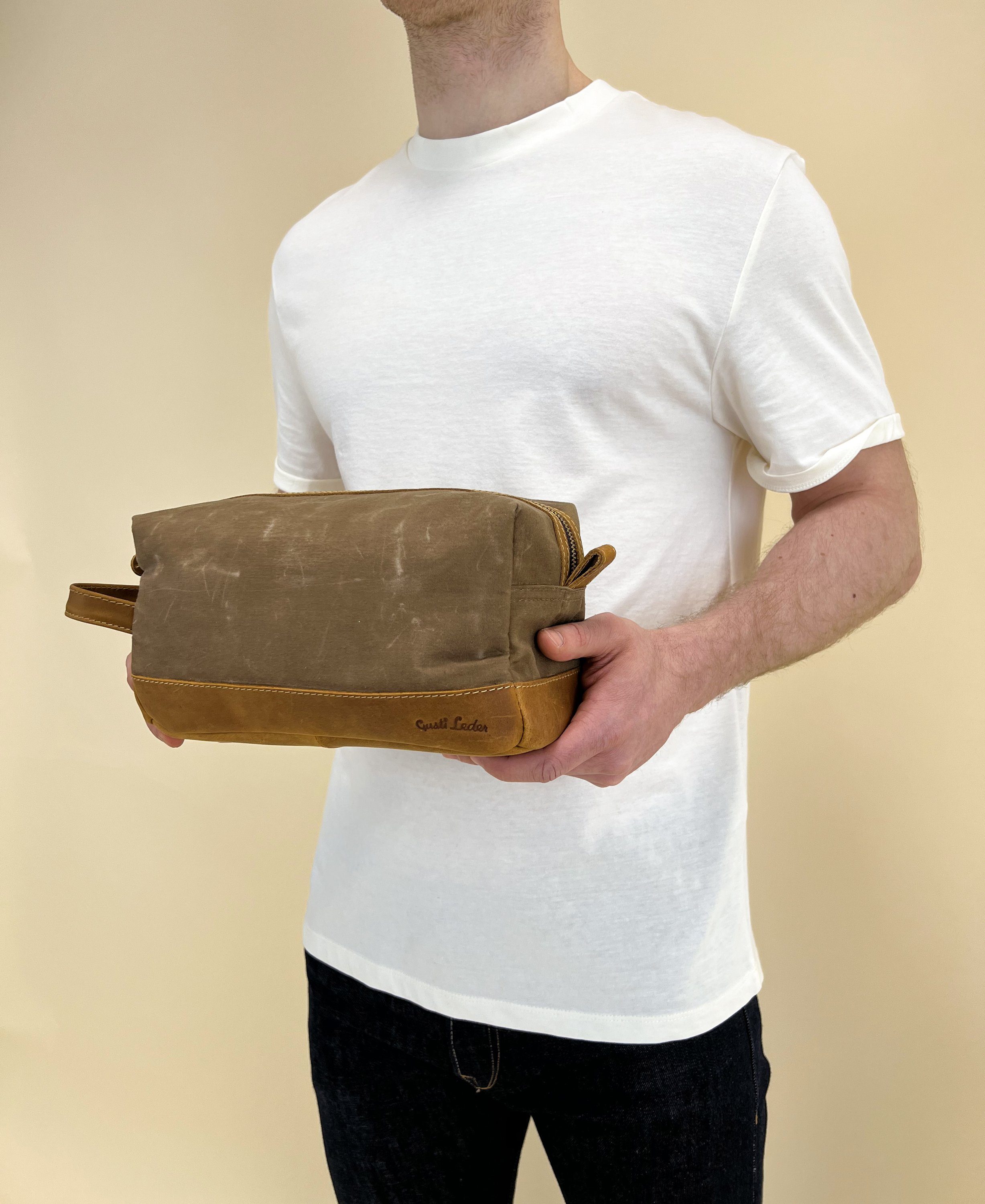 Gusti Leder Kulturbeutel Gusti Leder Waschtasche Myra (1-tlg)