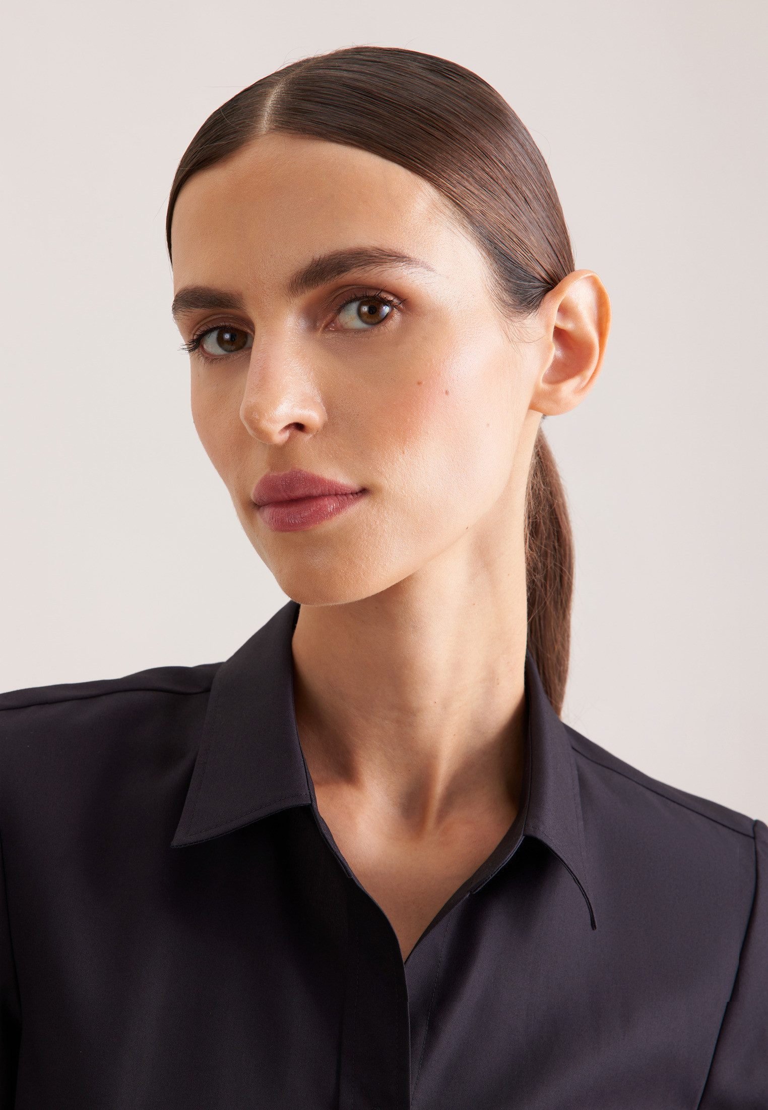 seidensticker Hemdbluse 1/2 Kragen Uni