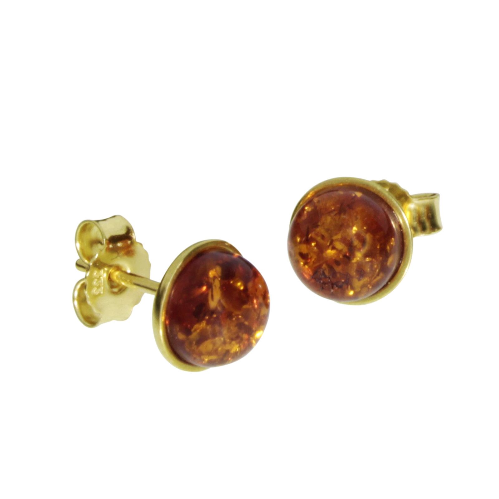 Paar Ohrstecker Ostsee-Schmuck Ohrstecker Classic 7 mm Ohrstecker Classic 7 mm