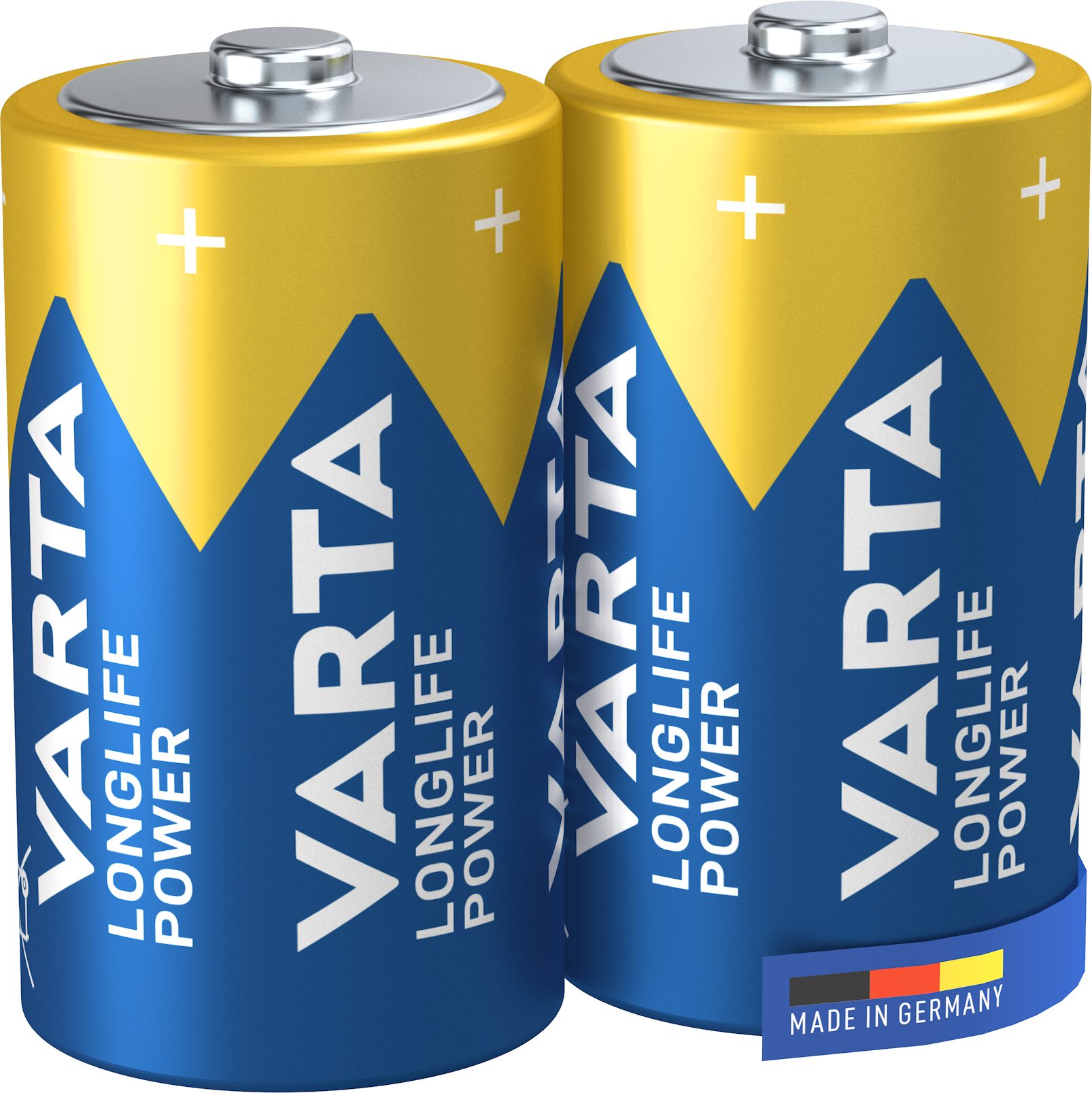VARTA Varta VARTA Longlife Power D Blister 2 Mono (D)-Batterie Alkali-Mangan Batterie
